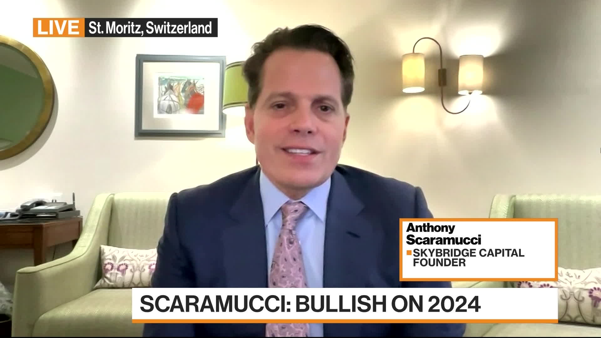 Watch Scaramucci on Inflation, Bitcoin ETFs, Trump Campaign - Bloomberg