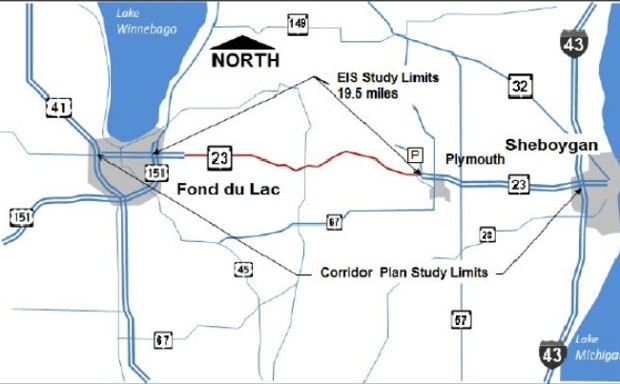 A U.S. District Court struck down a proposed expansion of State Highway 23 in Wisconsin.
