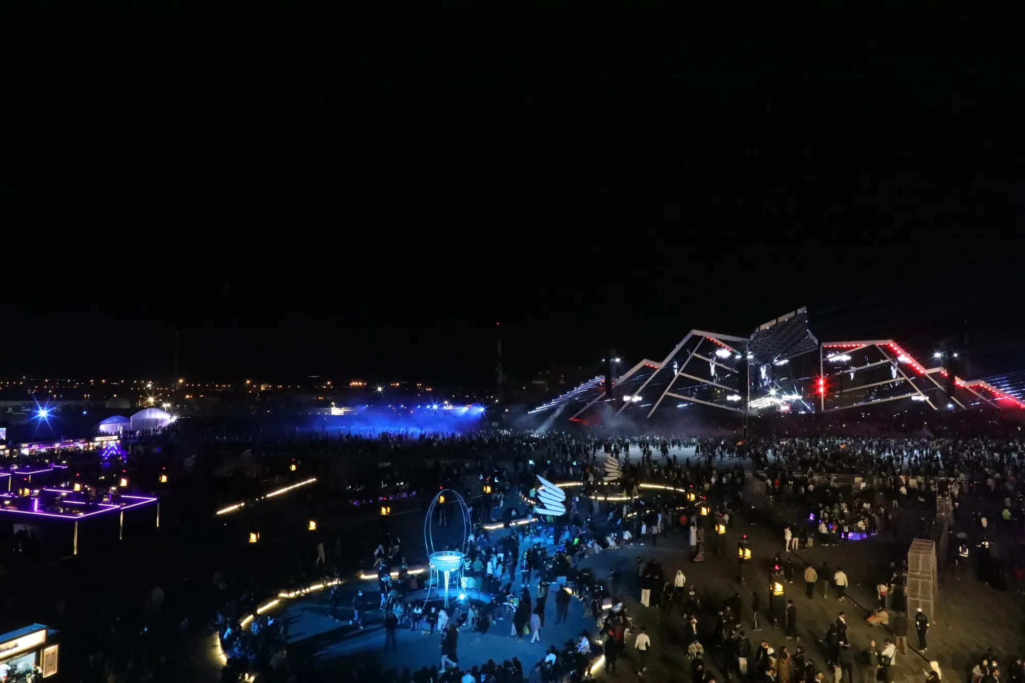 Venue for the MDL Beast Soundstorm music festival in Riyadh, Saudi Arabia, on&nbsp;Dec. 16, 2021.&nbsp;
