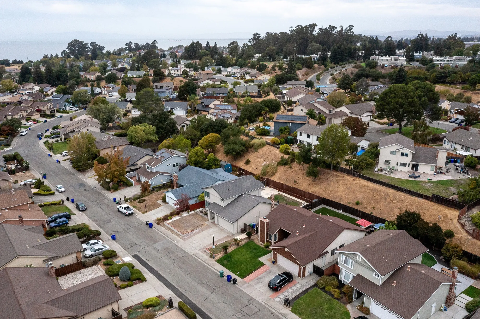 Homes in Hercules, California.