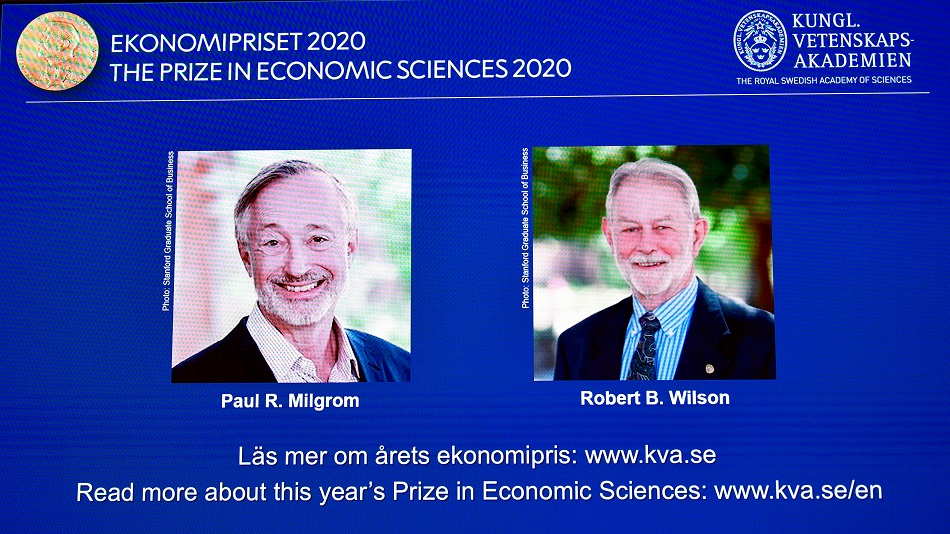 Nobel Prize Milgrom Wilson Win 2020 Nobel Prize In Economics