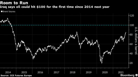 Iraq Oil Minister Joins Bulls Seeing $100-a-Barrel Crude