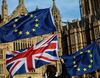 LONDON, ENGLAND - NOVEMBER 13: Pro-EU protesters demonstrate against Brexit with flags outside the House of Parliament on November 13, 2018 in London, England. Downing Street has said they are close to reaching a Brexit agreement with the European Union after British Prime Minister Theresa May updated her cabinet on negotiations this morning. (Photo by Jack Taylor/Getty Images)