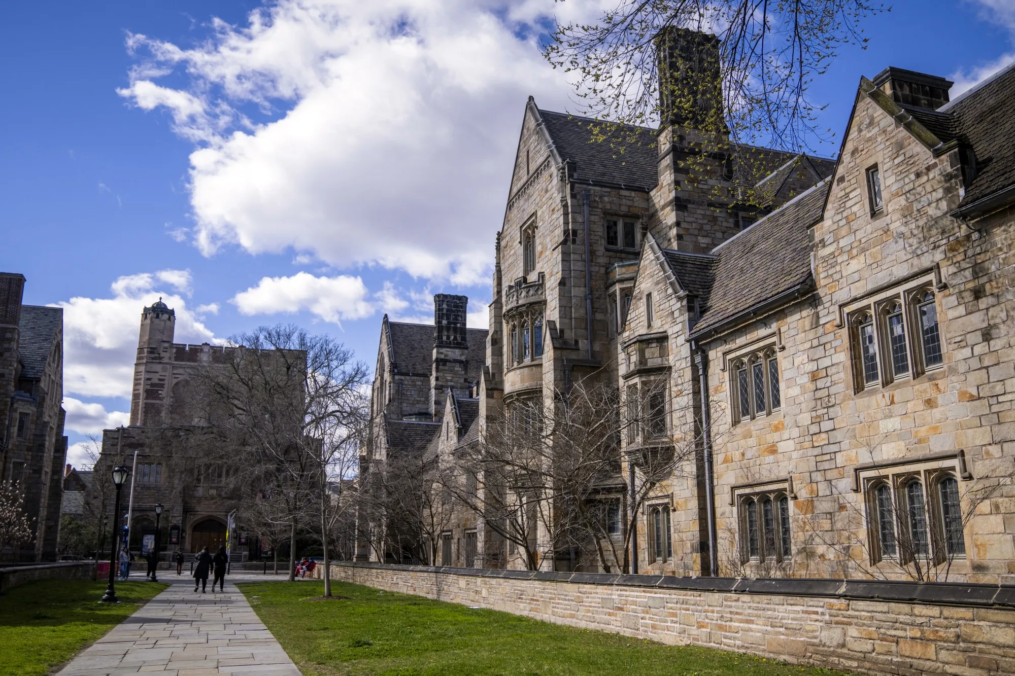 Yale University campus in New Haven, Connecticut.