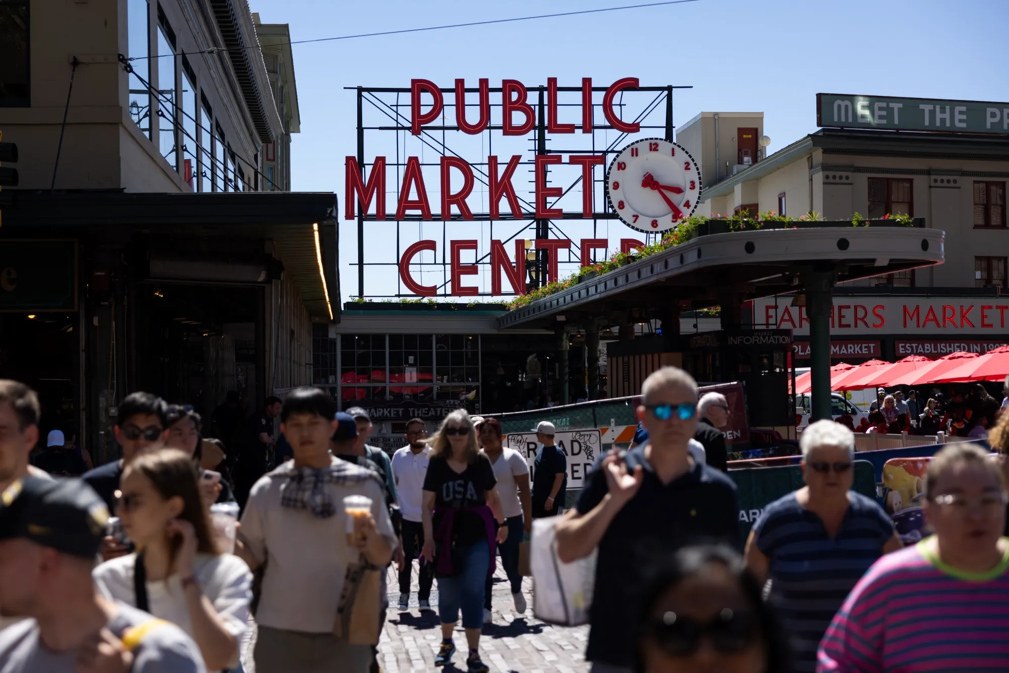 The Pike Place Market in Seattle, Washington.&nbsp;