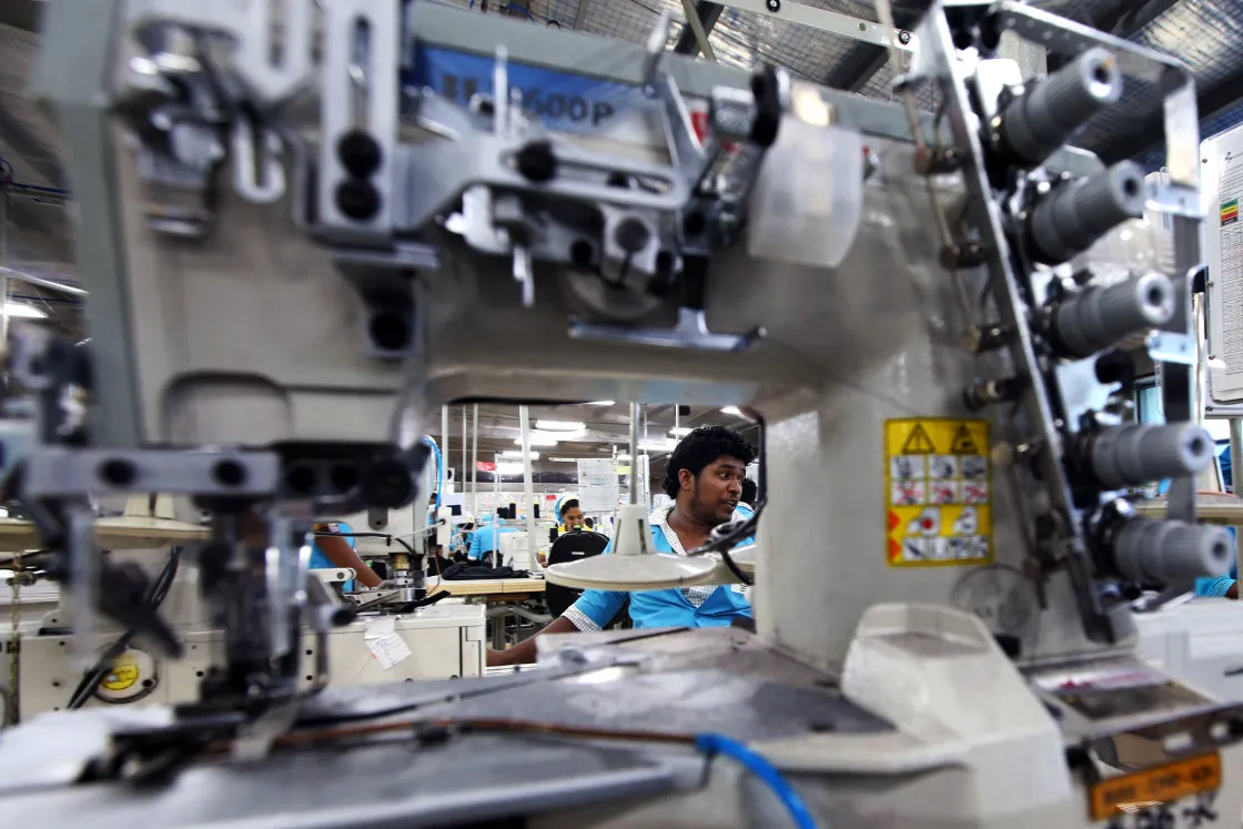 A garment factory in the the Export Processing Zone in Katunayake, Western province, Sri Lanka.