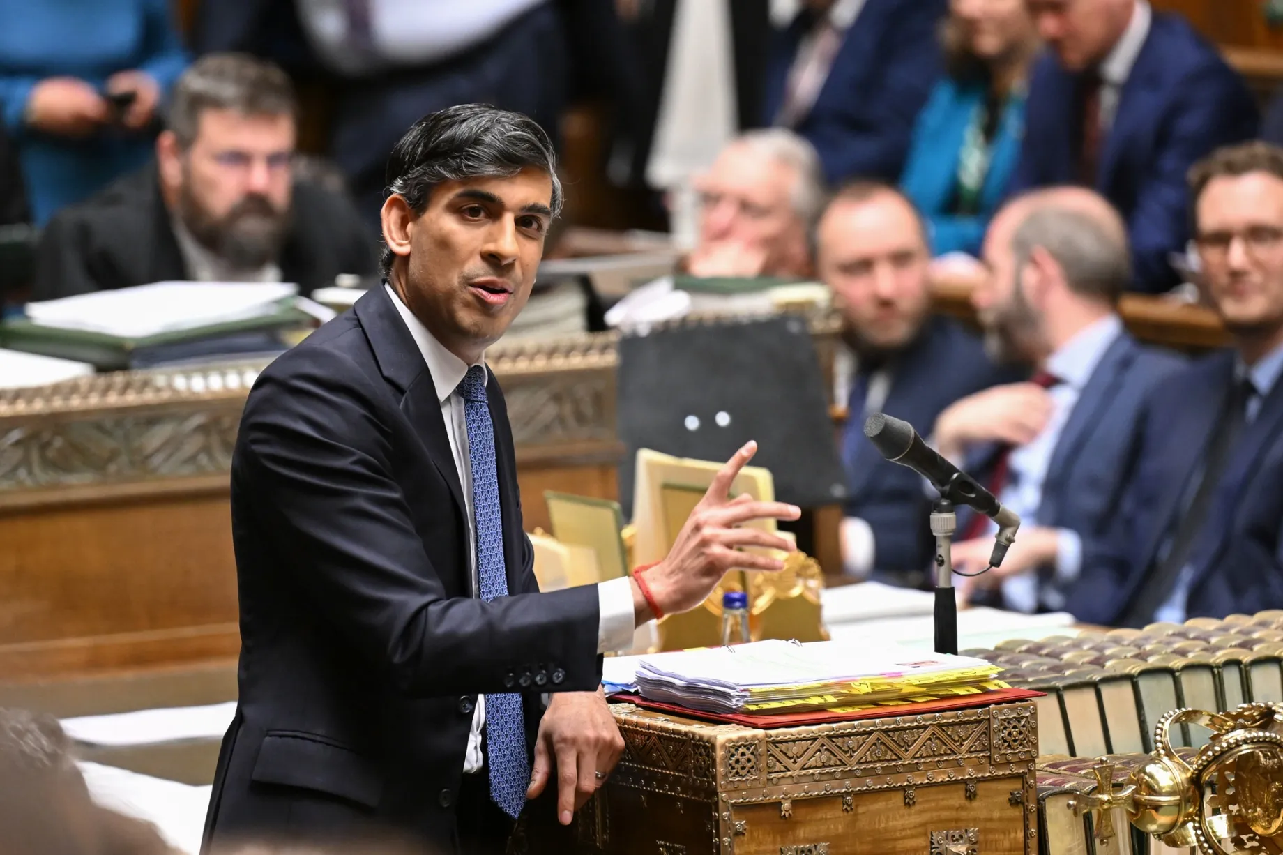 Rishi Sunak in the House of Commons on March 13.