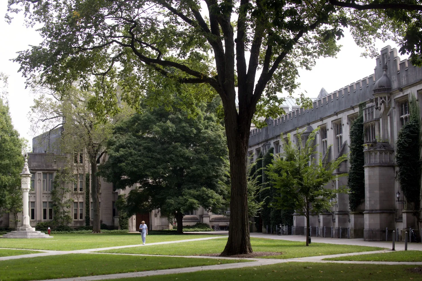 The Princeton University campus in Princeton, New Jersey.