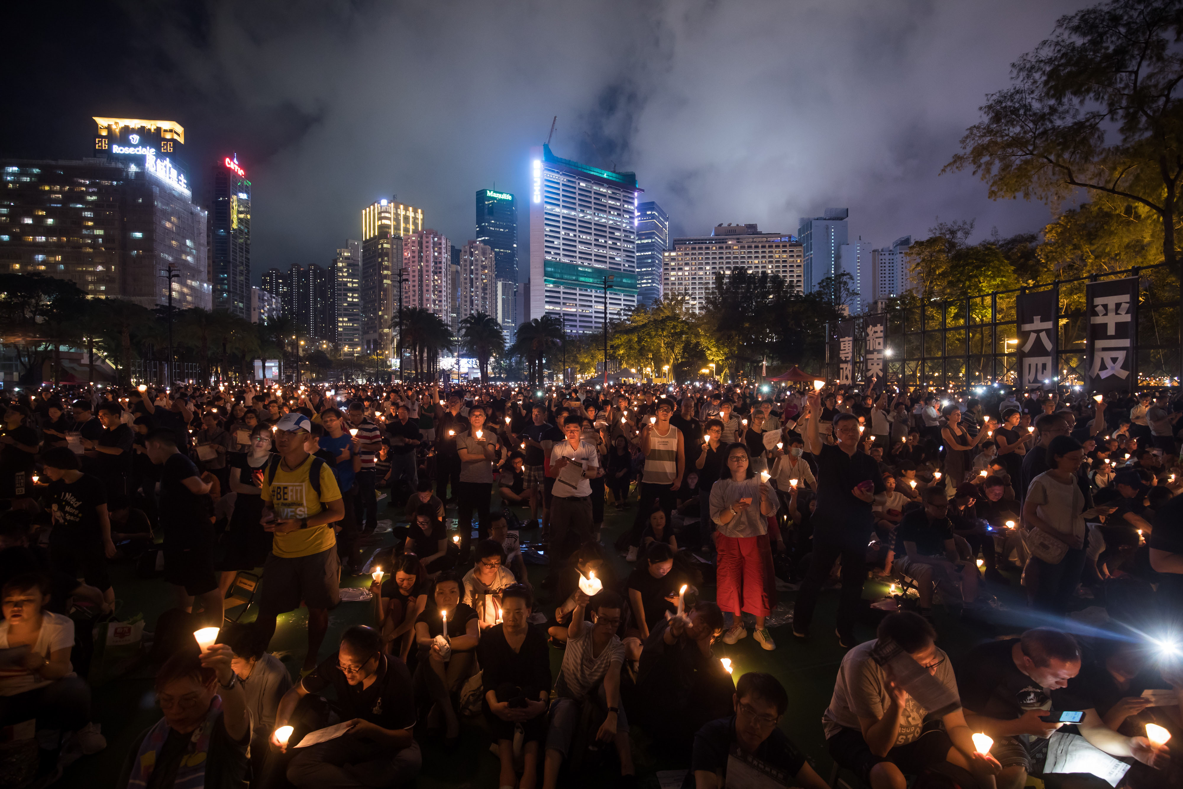 Hong Kong Tiananmen Vigil May Need to Go Online Bloomberg