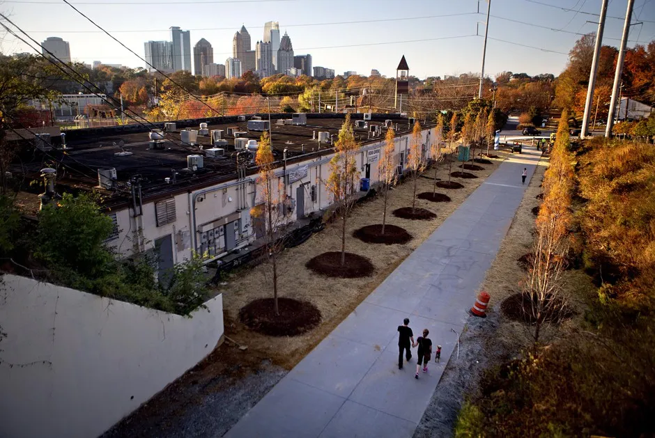 Portions of the Atlanta BeltLine have now opened, but the $4.8 billion project still faces a long road ahead. 