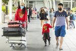 Flights From China Continue To Arrive In Sydney Following Coronavirus Outbreak