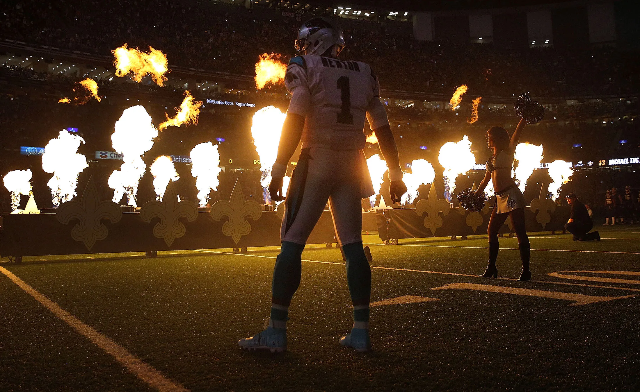 Cam Newton of the Carolina Panthers