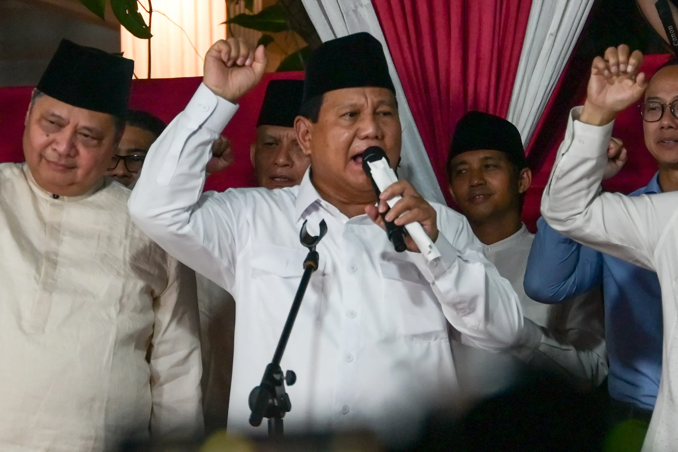Prabowo Subianto in Jakarta on March 20.