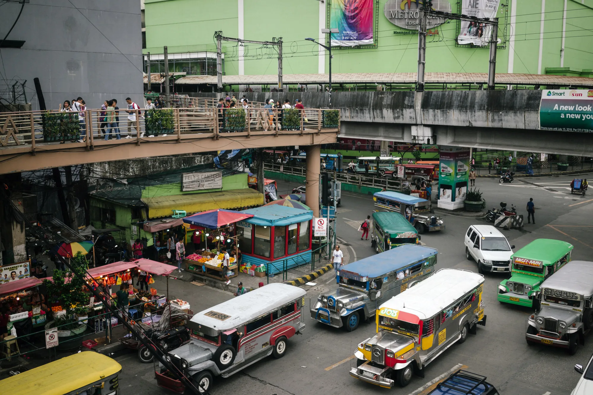 Jeepneys&nbsp; in Manila, the Philippines.