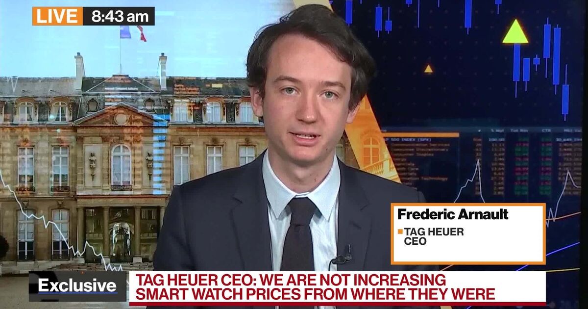 LVMH Names Chairman's Son Frederic as CEO of TAG Heuer Watches - Bloomberg