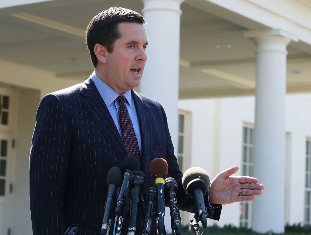 Devin Nunes's visit on Wednesday was very public.
