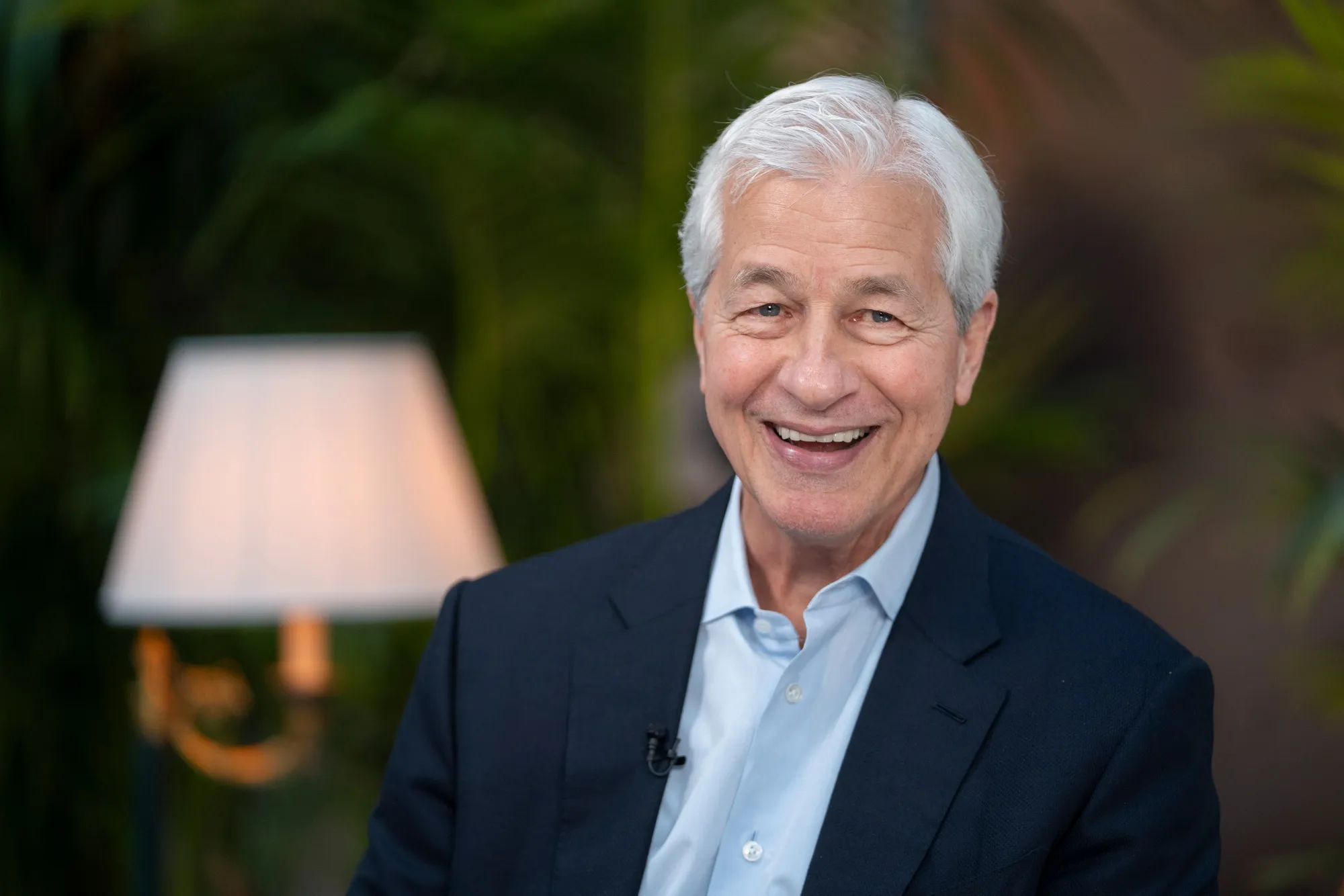 Jamie Dimon, chief executive officer of JPMorgan Chase & Co., during a Bloomberg Television interview.