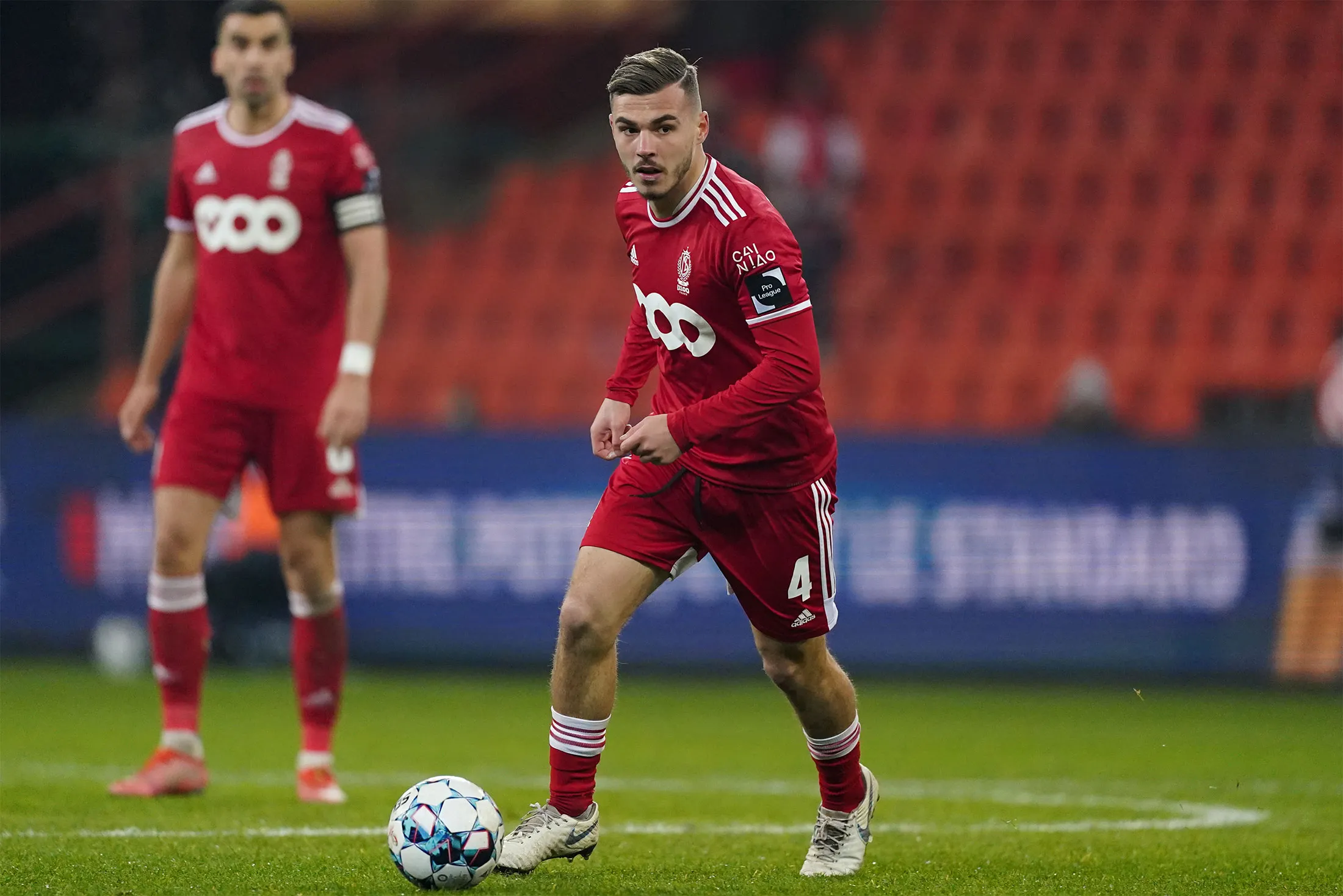 Damjan Pavlovic of Standard Liege during a match&nbsp;in Luik, Belgium, on&nbsp;Dec.&nbsp;2, 2021.