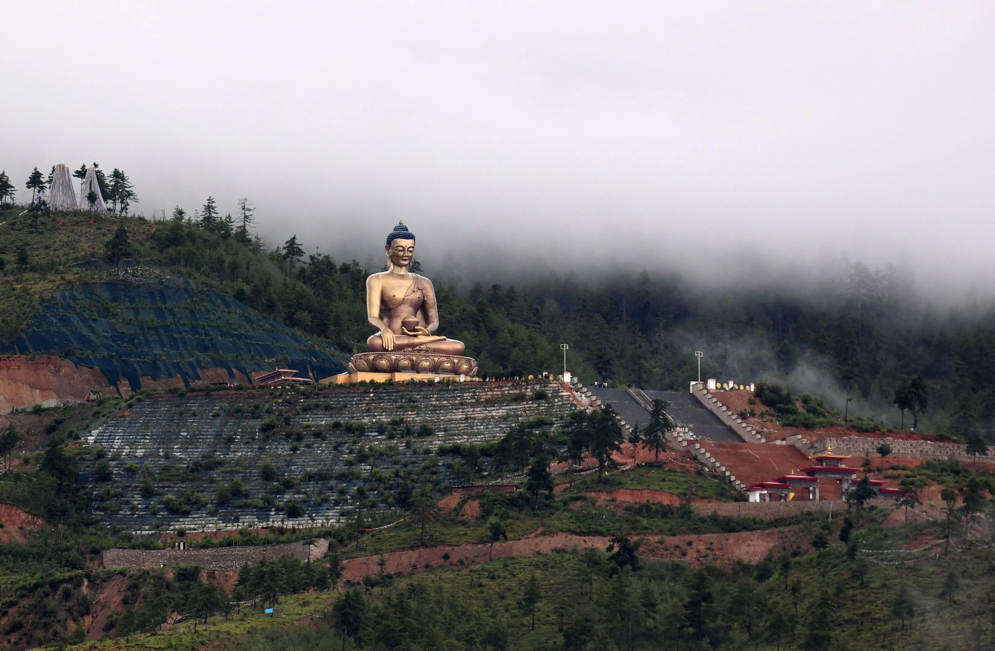 Buddha at the border.