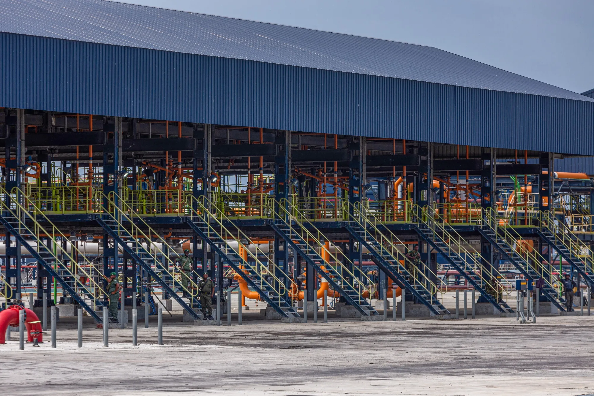 The Dangote Industries Ltd. oil refinery and fertilizer plant in Lagos.&nbsp;