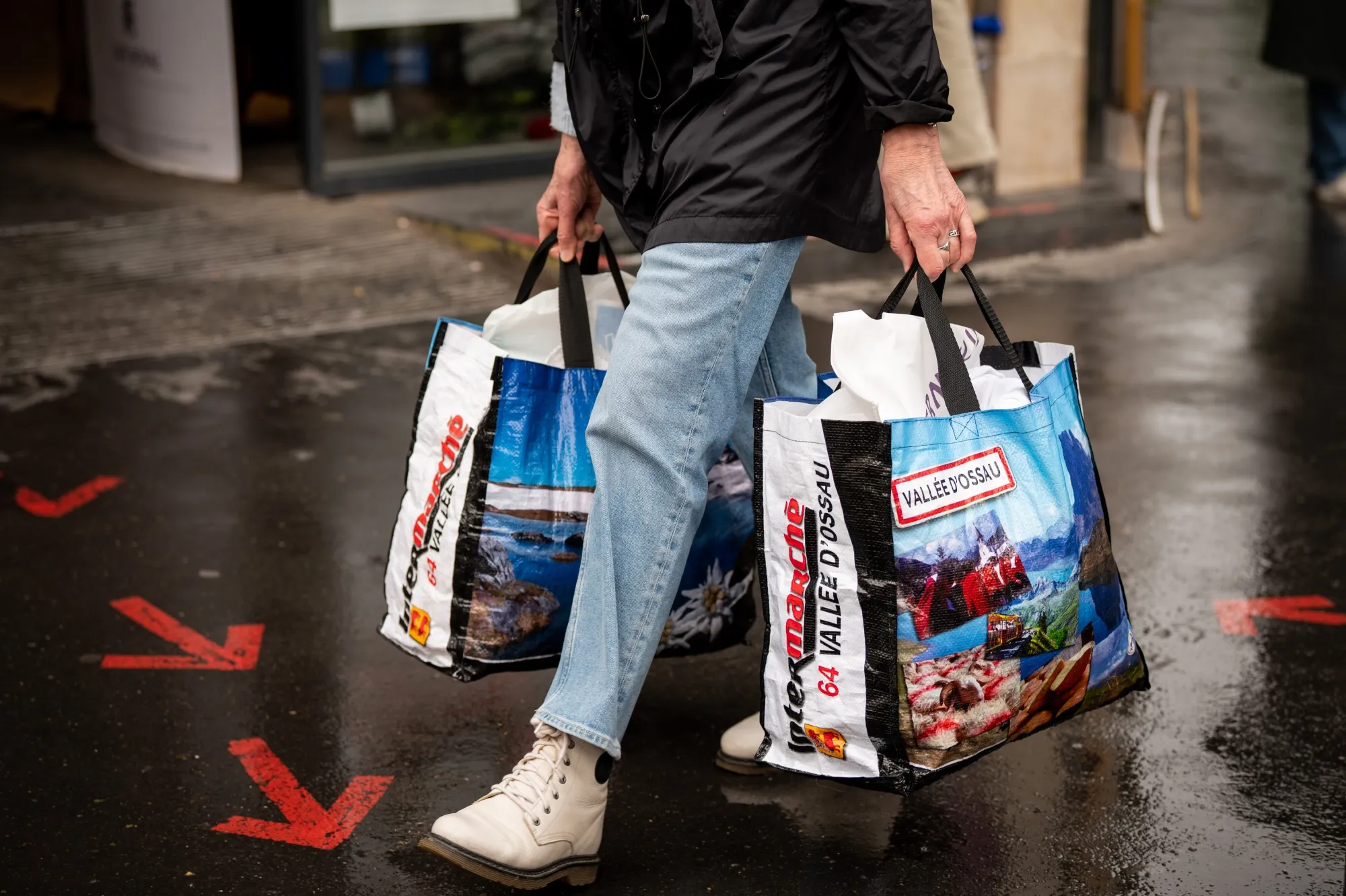 A shopper in Paris