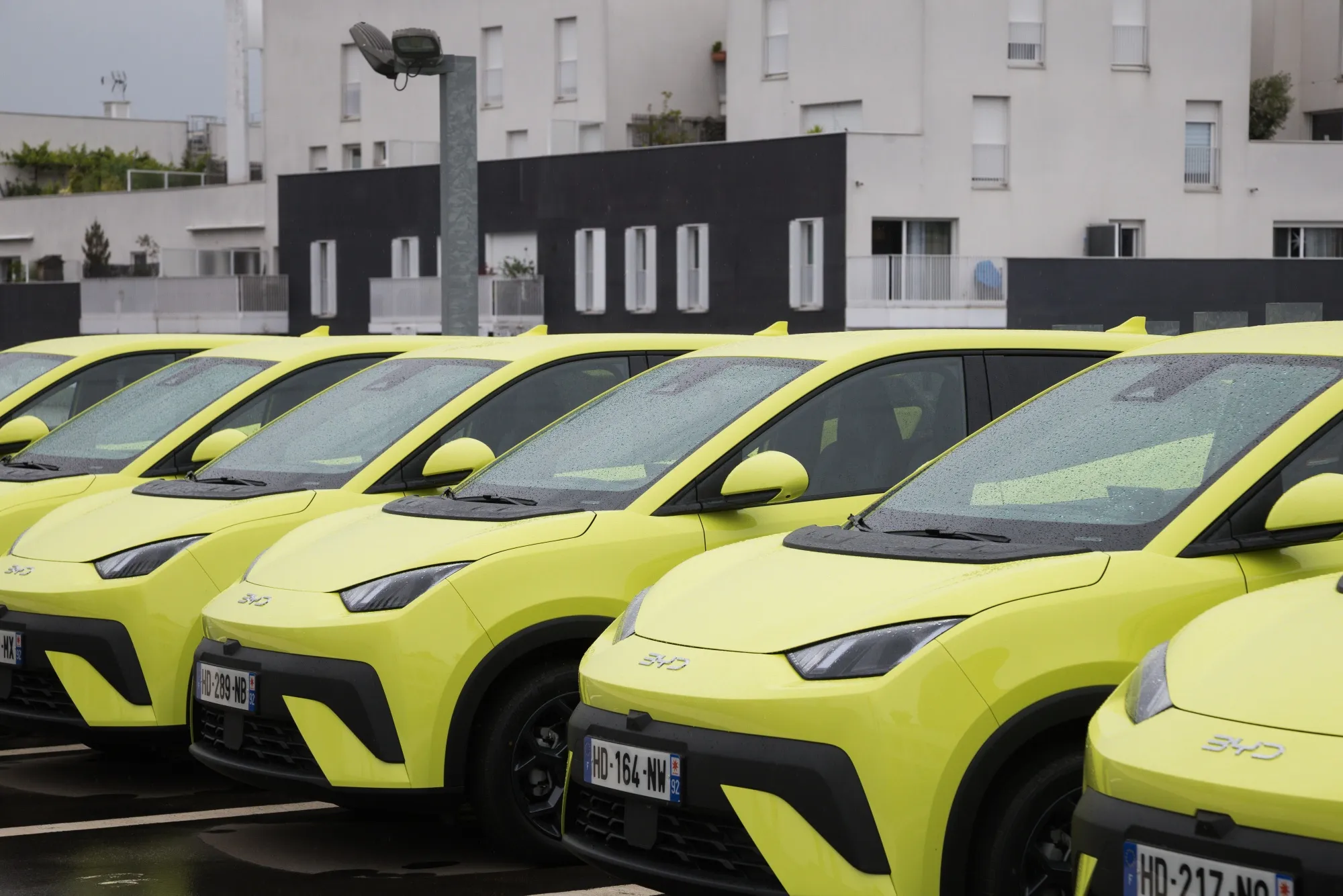 BYD Co. Dolphin Surf electric vehicle at the model launch event in Paris on May 21.