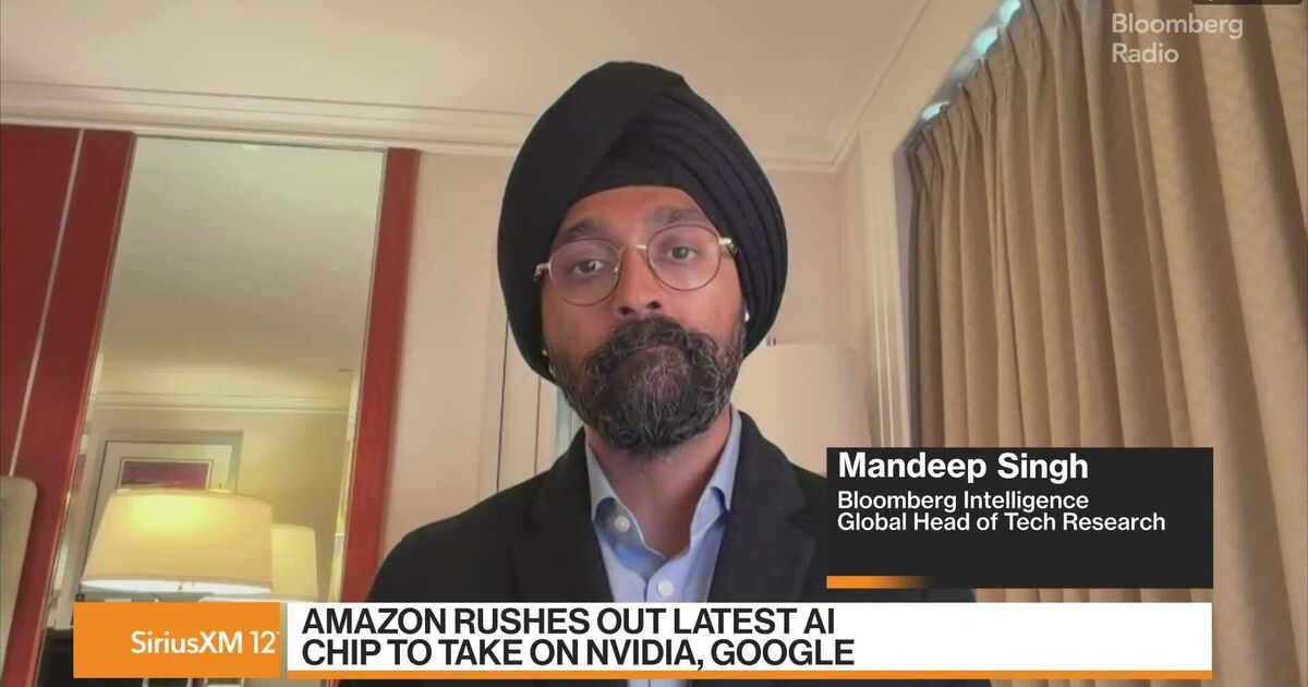 bloomberg.com - Amazon Rushes Out Latest AI Chip to Take On Nvidia, Google