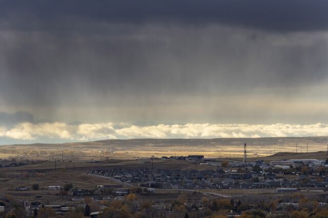 A view of Casper, Wyoming October 23, 2022. 