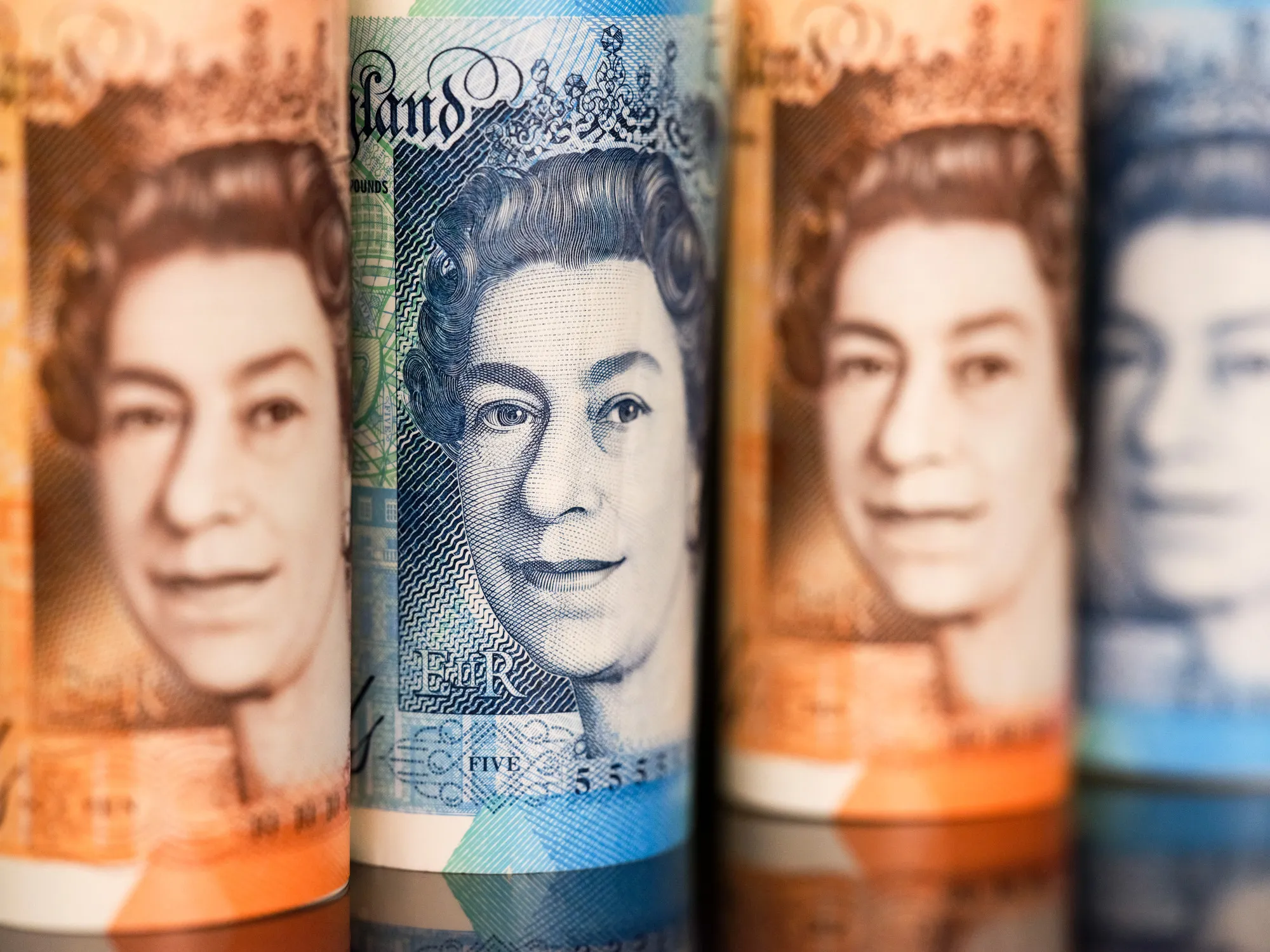 The image of Queen Elizabeth II&nbsp;British banknotes.