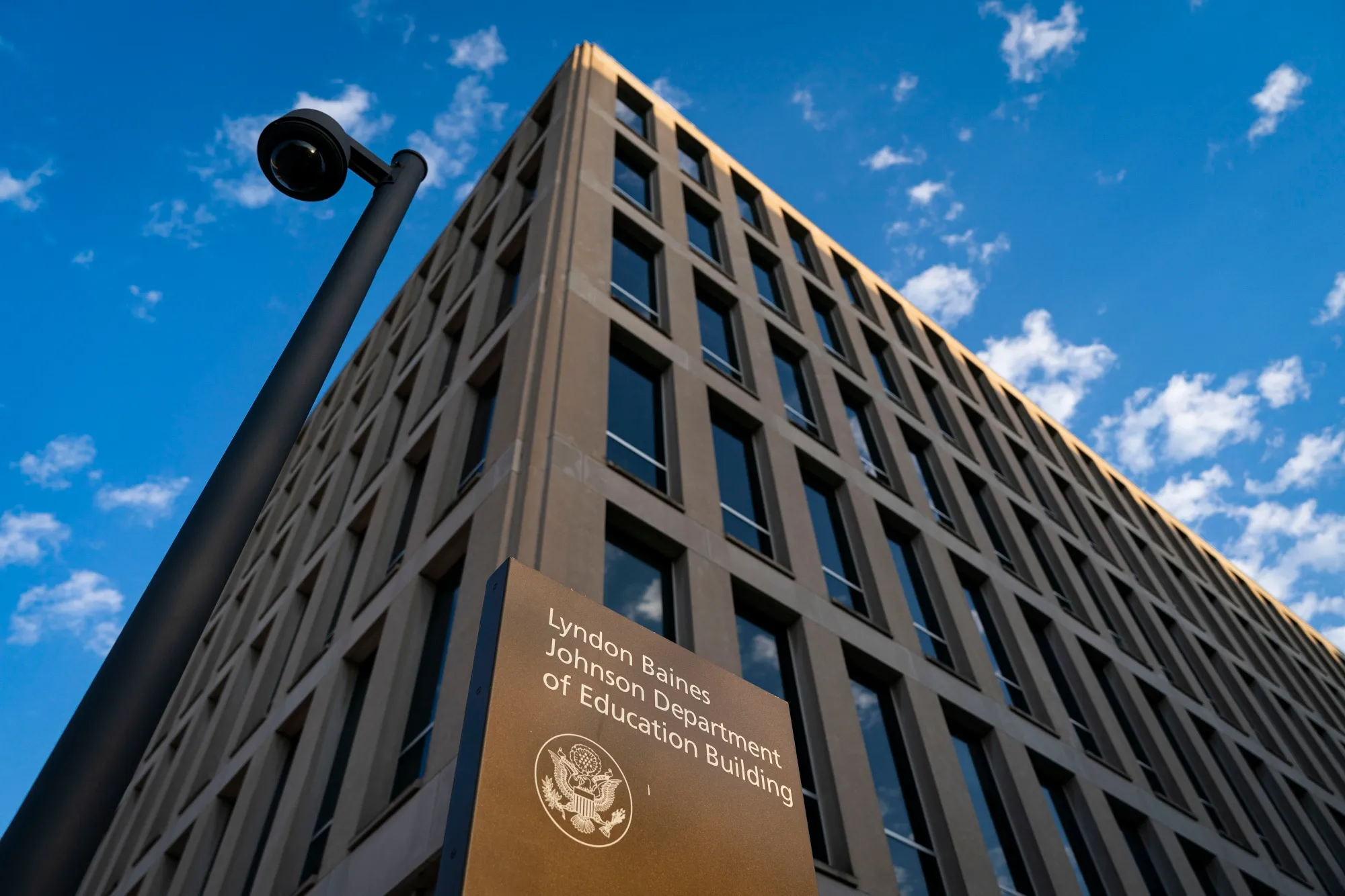 The US Department of Education headquarters in Washington.