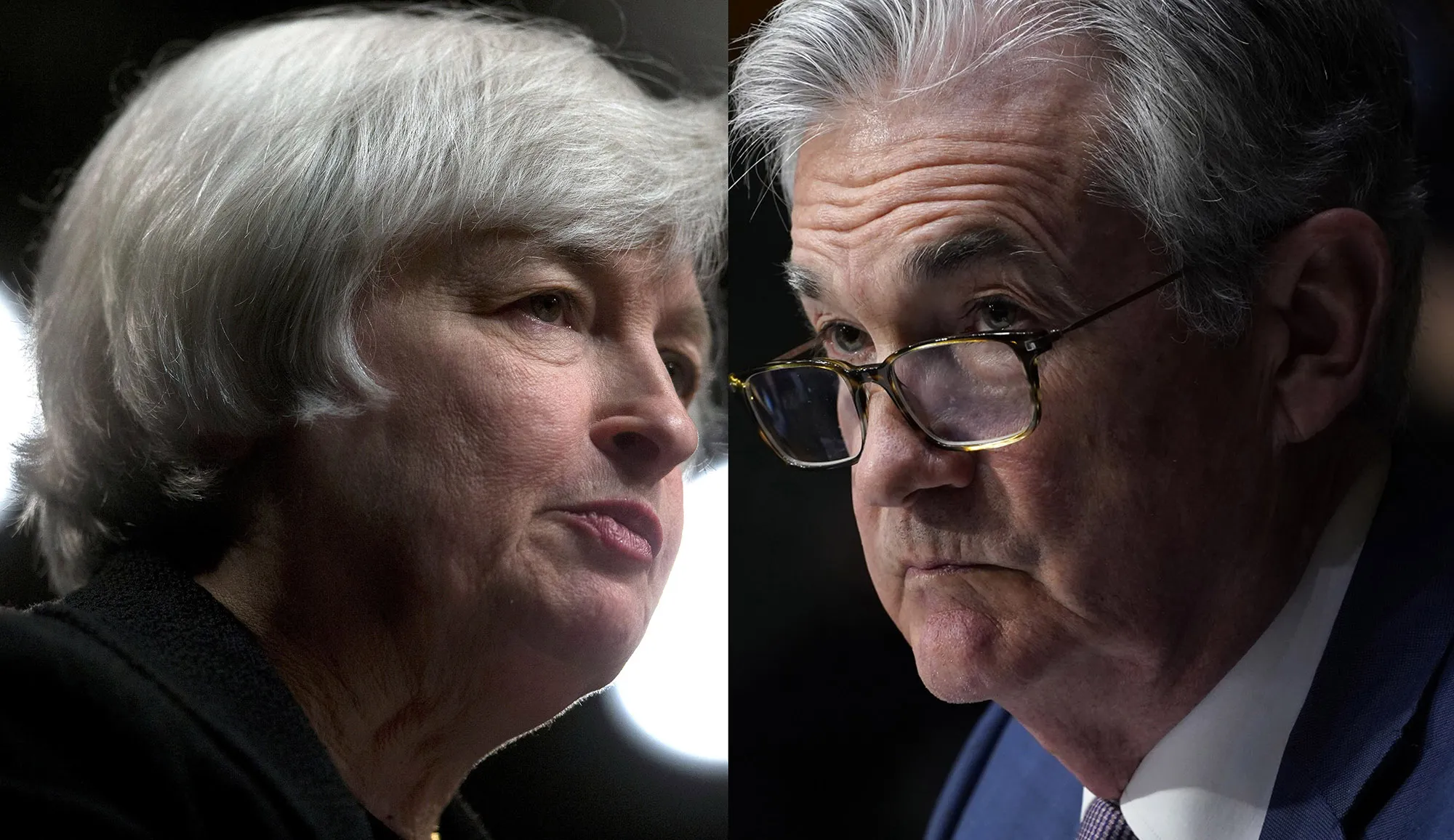 Janet Yellen and Jerome Powell