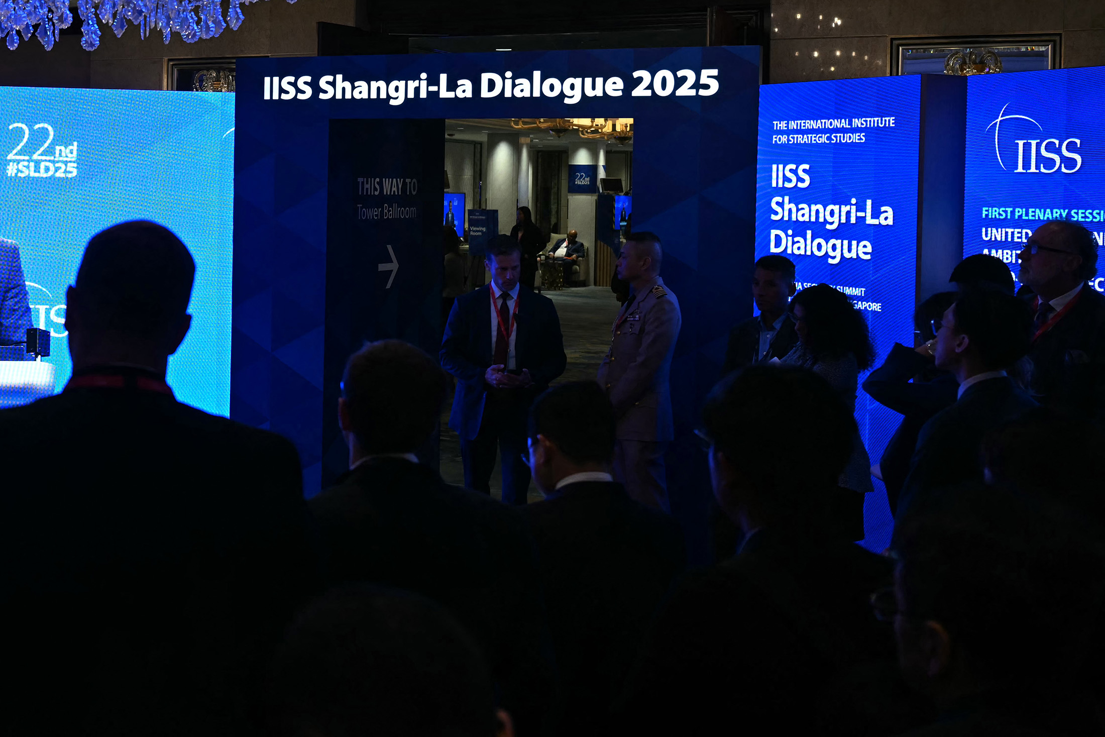 The Shangri-La Dialogue Summit in Singapore.