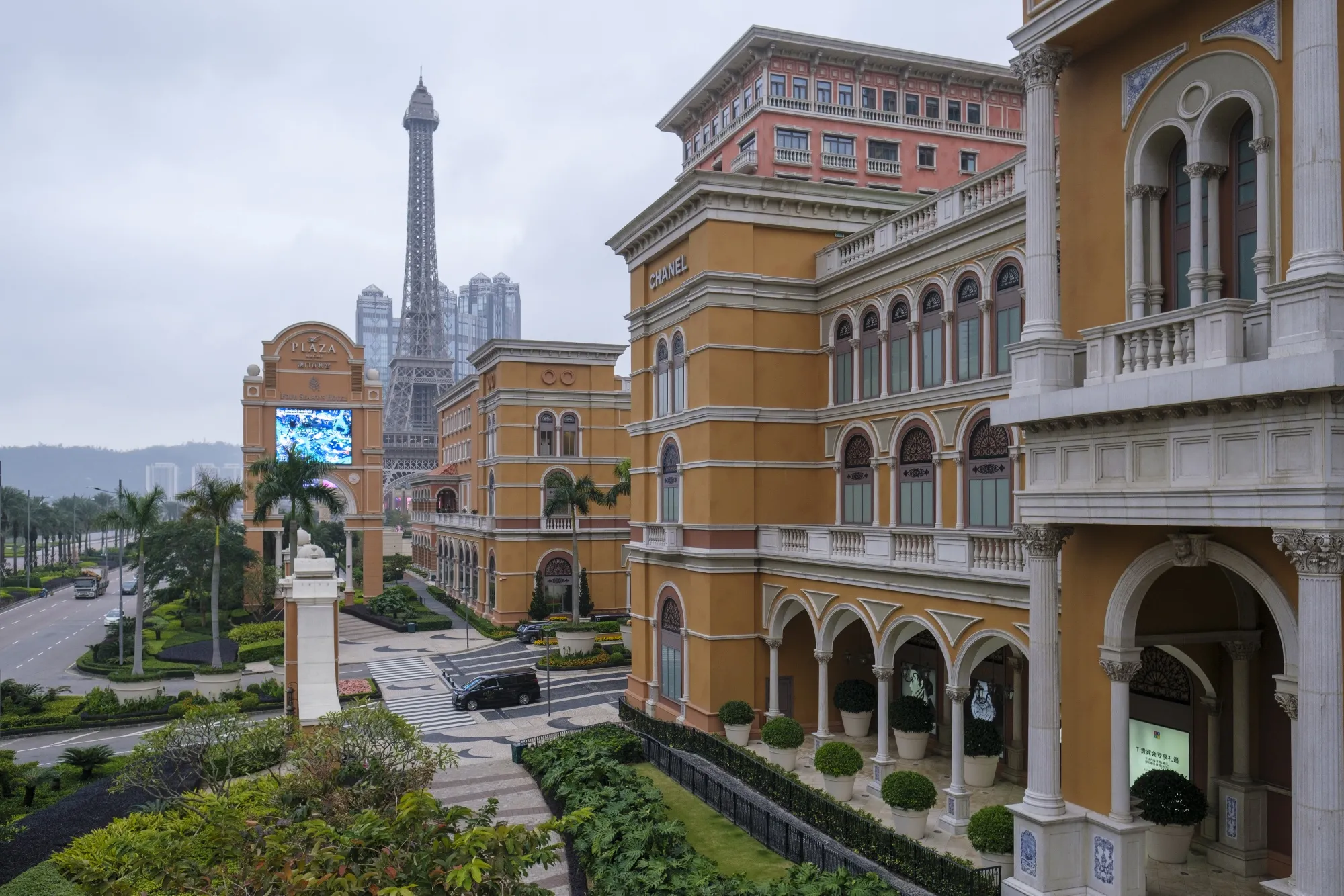 View of Macau As Casino Operators Shut Business For 15 Days