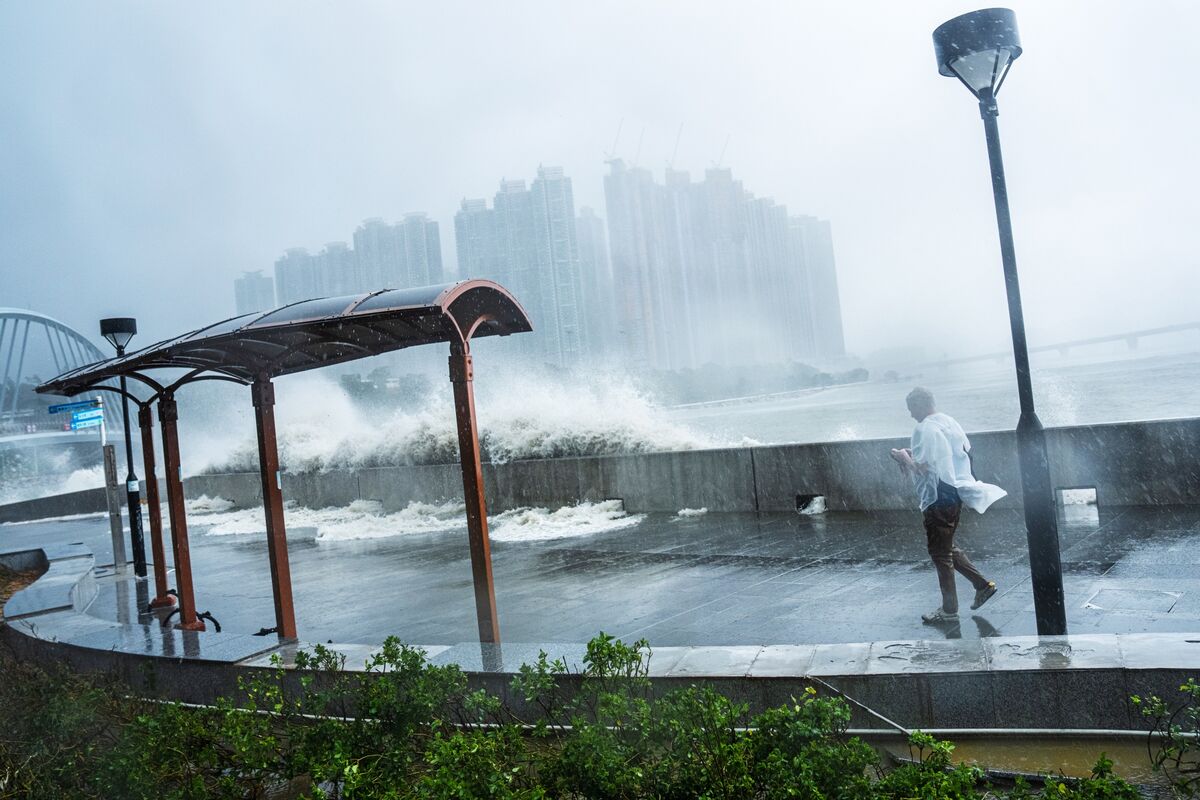 Siêu bão Ragasa đổ bộ vào Hong Kong với gió giật mạnh