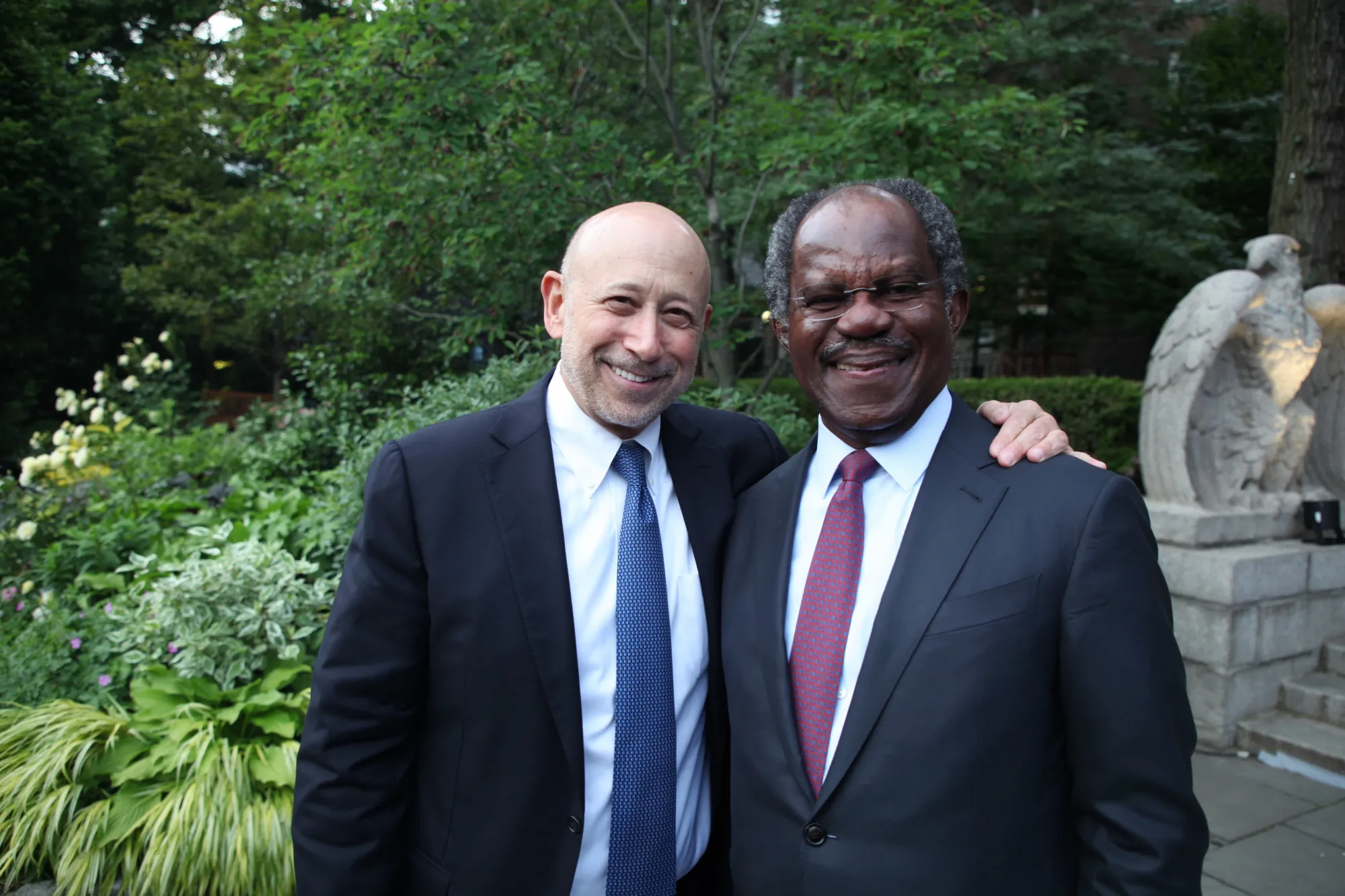 Former Goldman Sachs CEO Lloyd Blankfein and Adebayo Ogunlesi