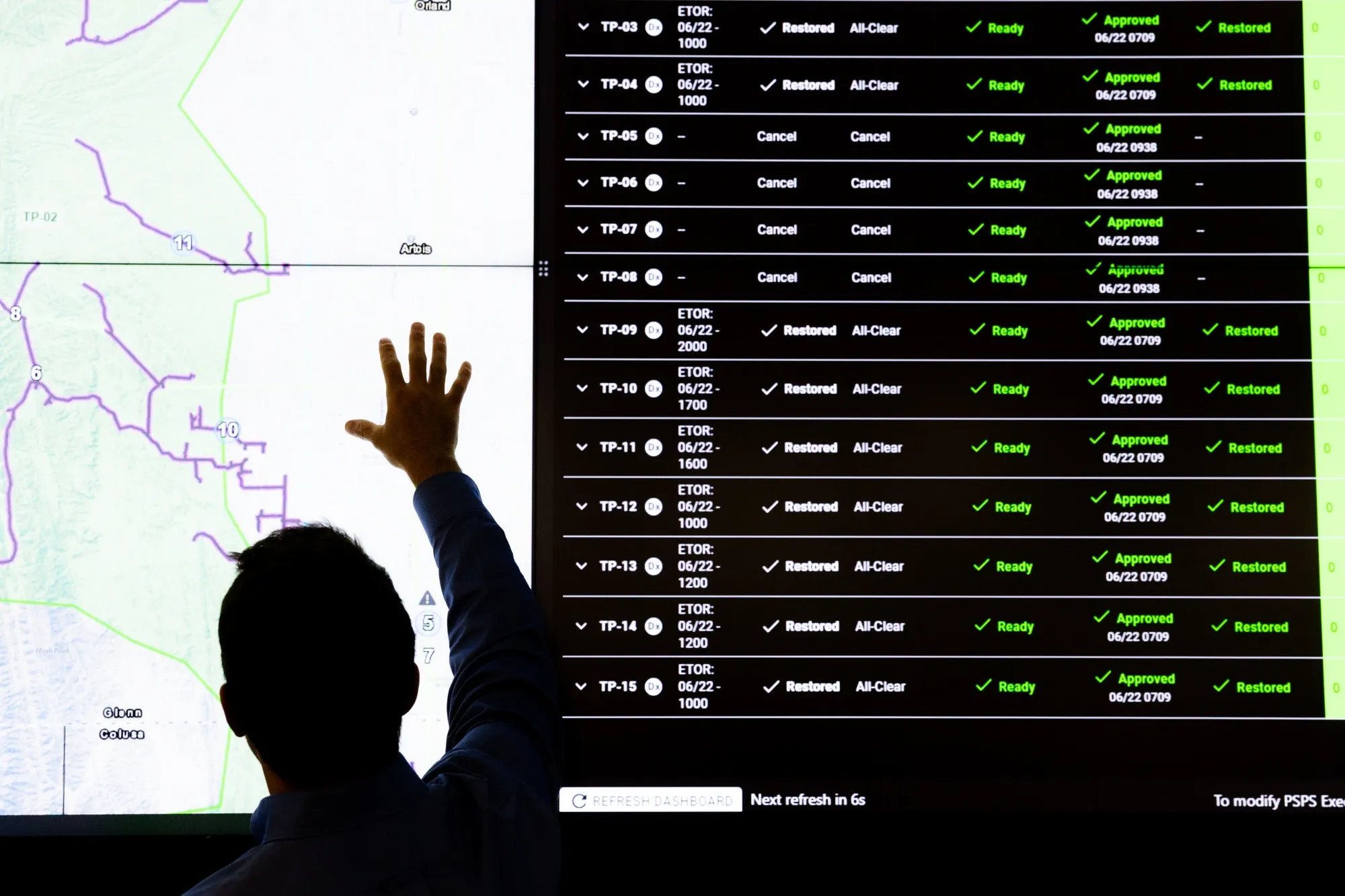 Scott Strenfel at PG&E’s office in San Ramon, California.