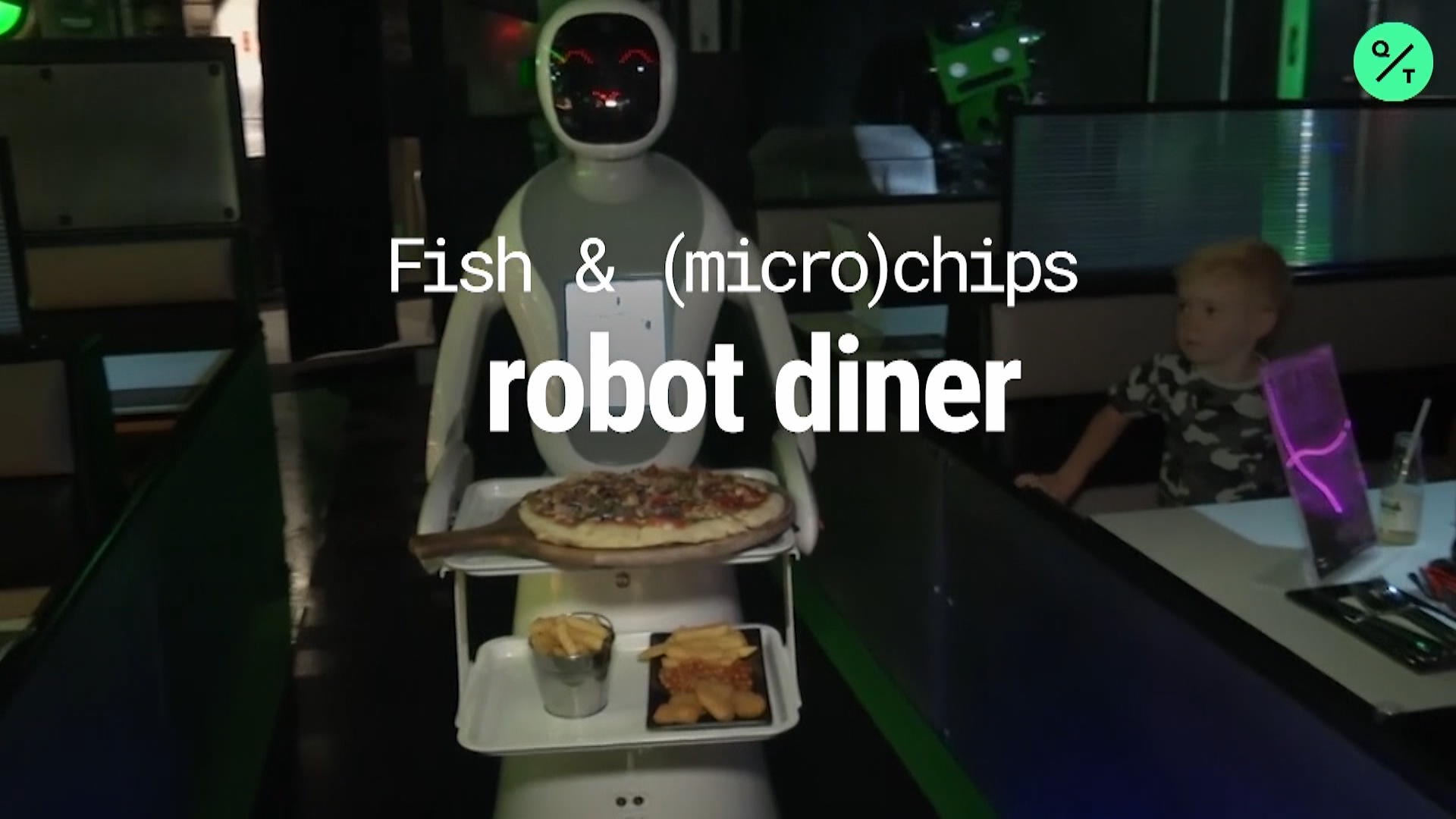 Robot Waiters At Sci Fi Restaurant Aid Socially Distant Dining Bloomberg