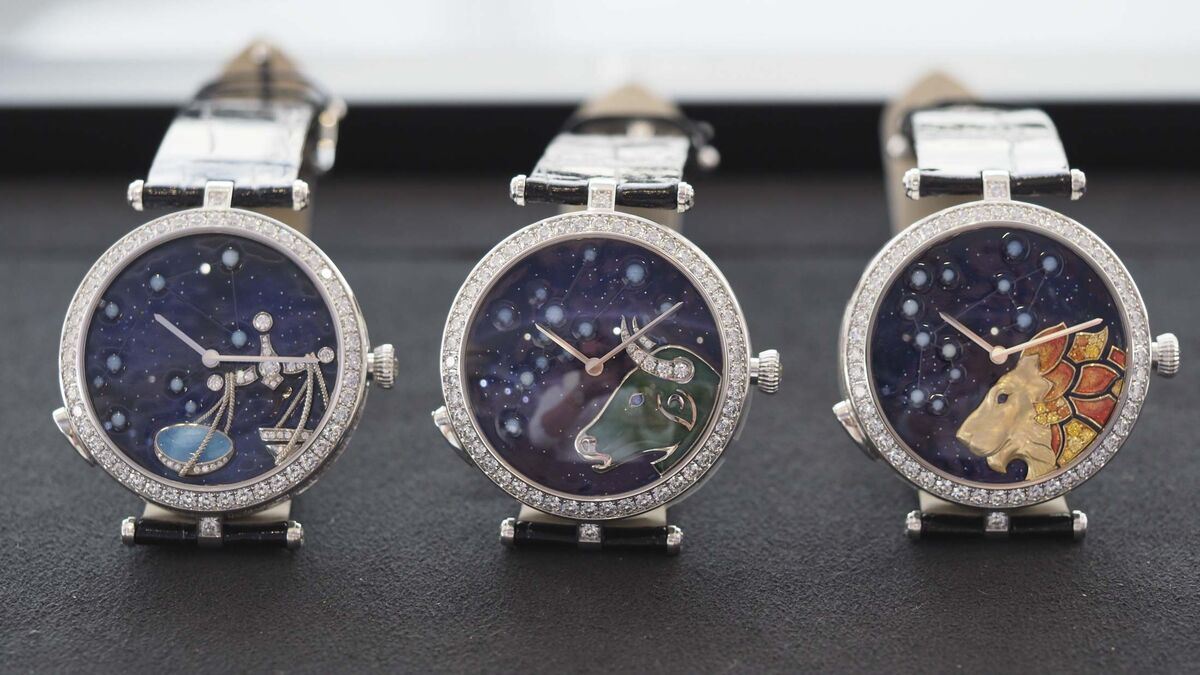 Van Cleef Arpels Zodiac Watches Light Up Stars Men Women Bloomberg