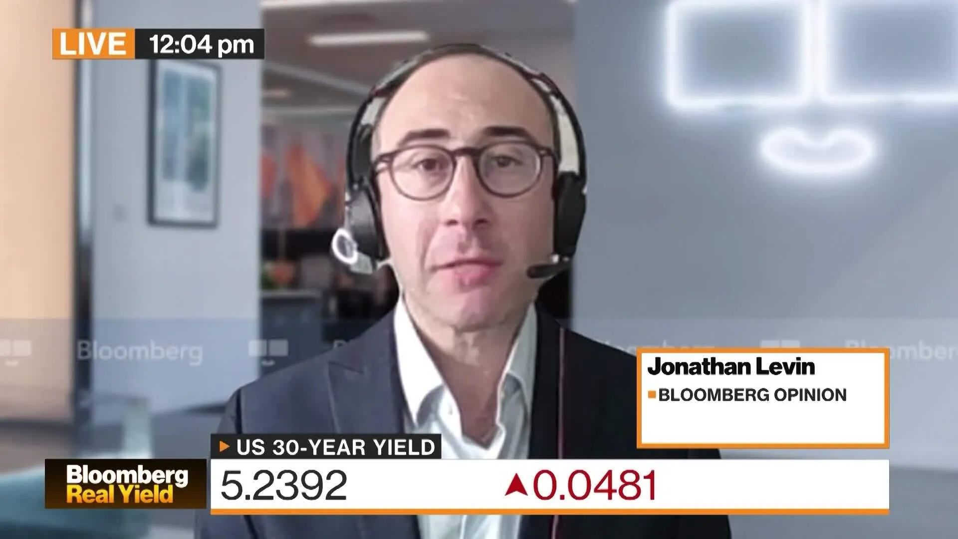 'Desperate Attempt' To Lower Yields: Jonathan Levin