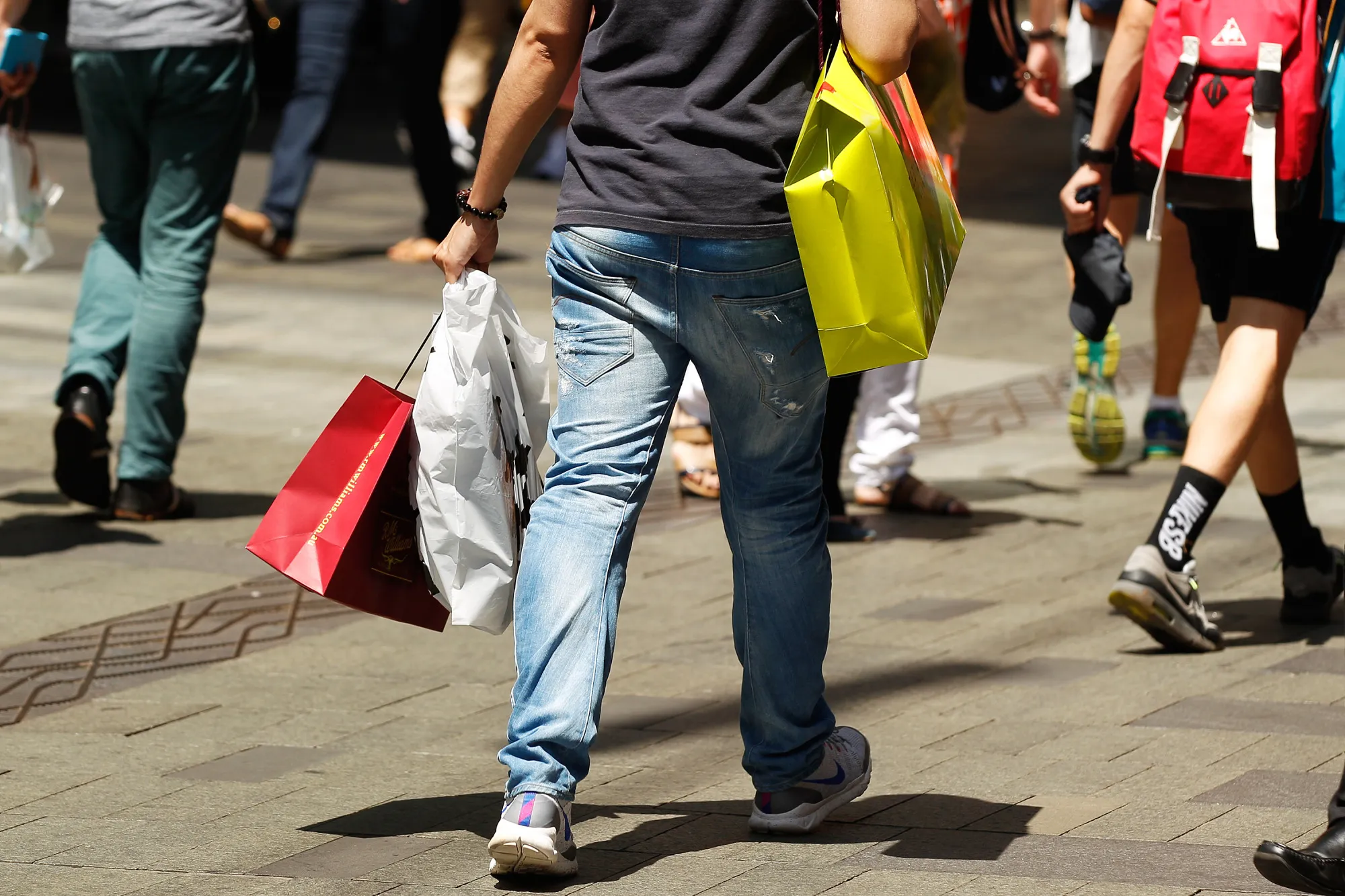 A shopper&nbsp;in Sydney, Australia.
