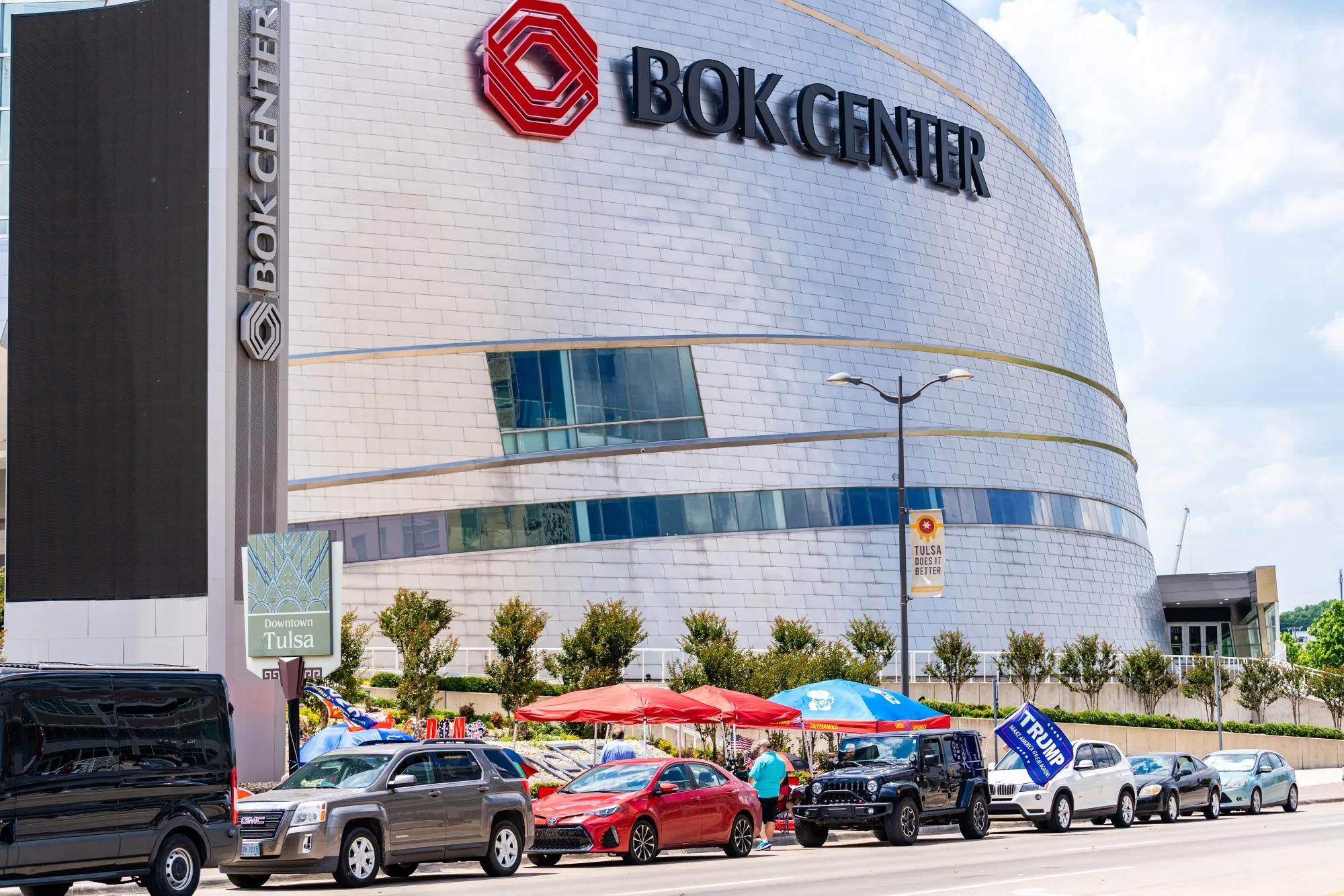 Tulsa imposed daily curfews around the BOK Arena, beginning Thursday.