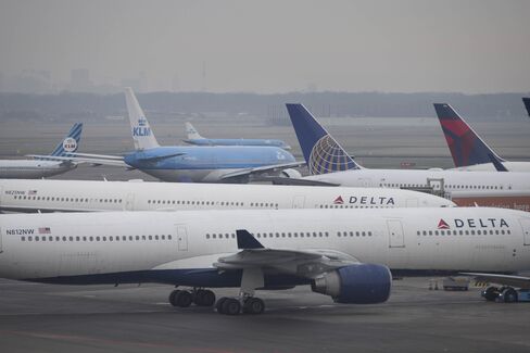 A variety of international aircraft—all accessible to those with the right credit card.