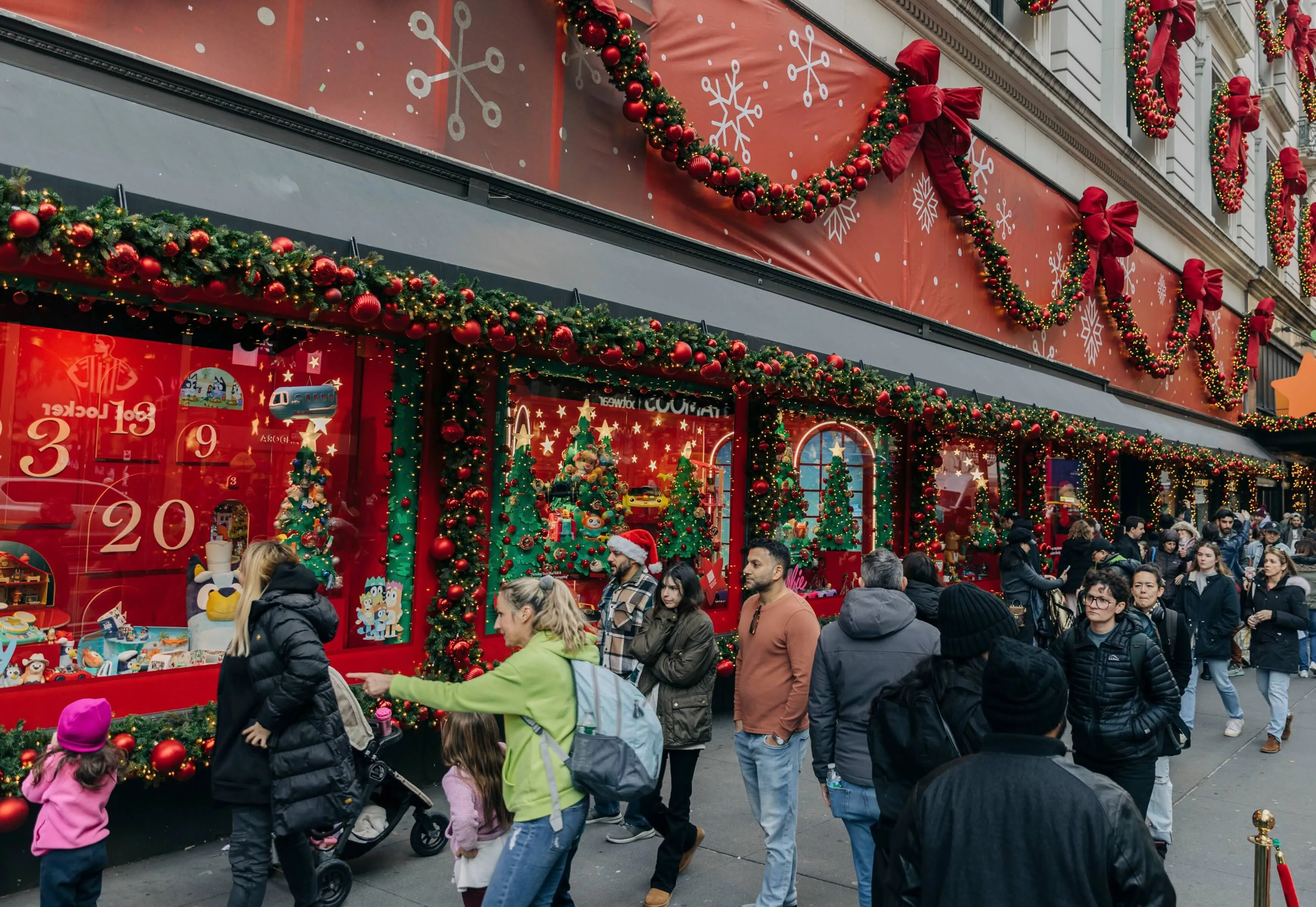 The holiday windows at Macy’s flagship store in New York last year.