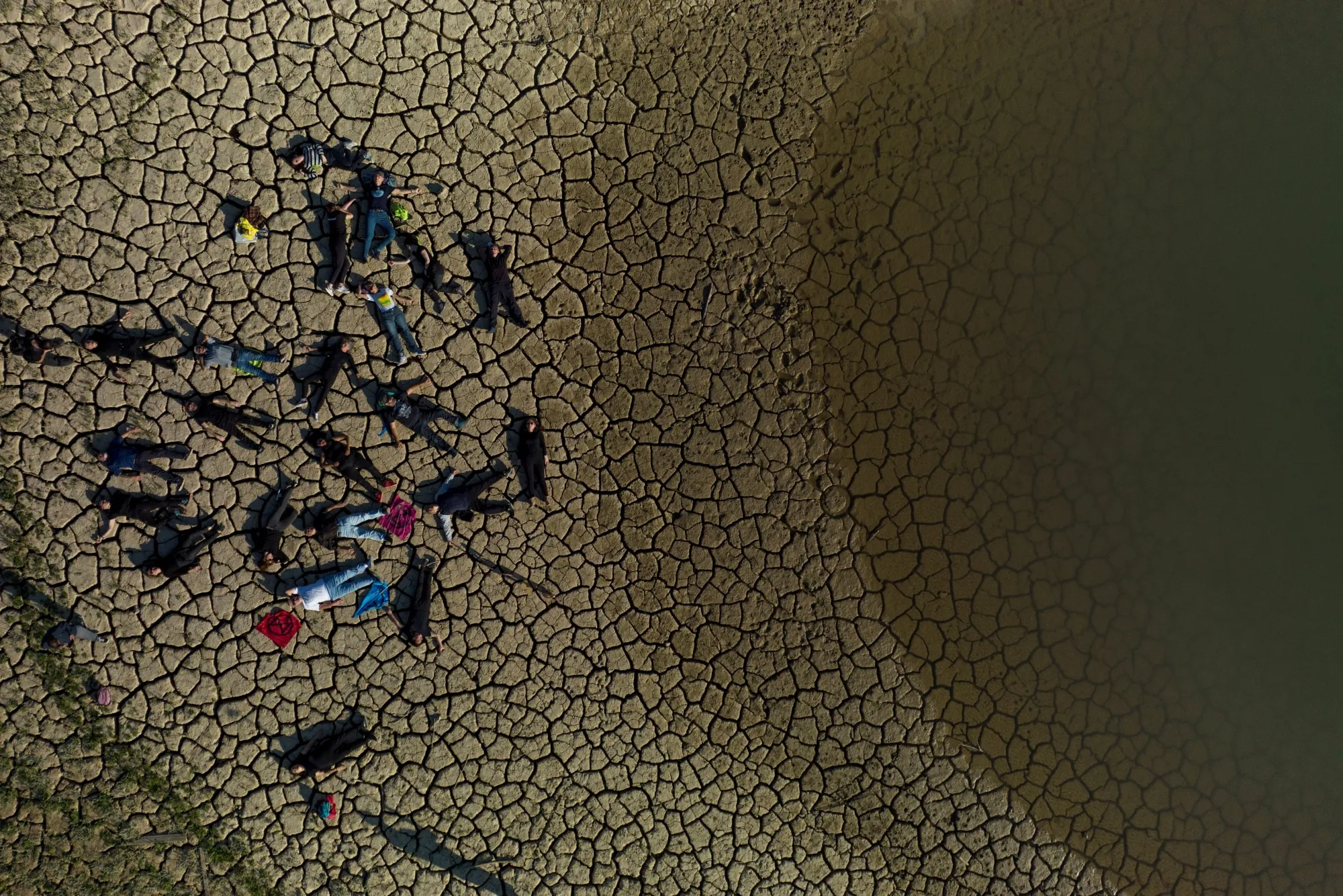 No rain in Spain: This used to be a reservoir.