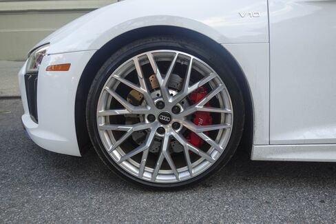 The red brake calipers cost $700 extra but add a touch of flash.
