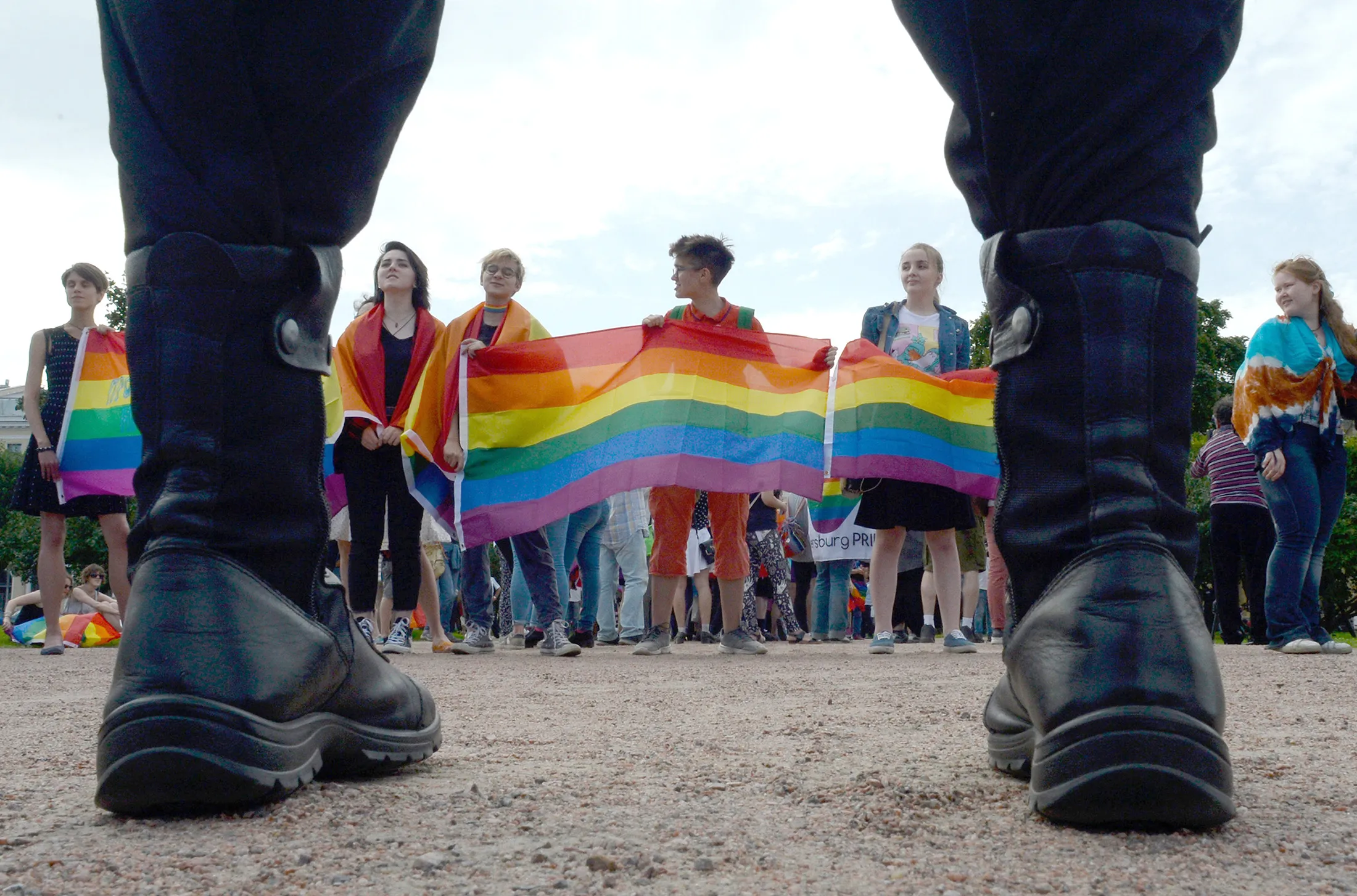 RUSSIA-RIGHTS-HOMOSEXUALITY-RALLY
