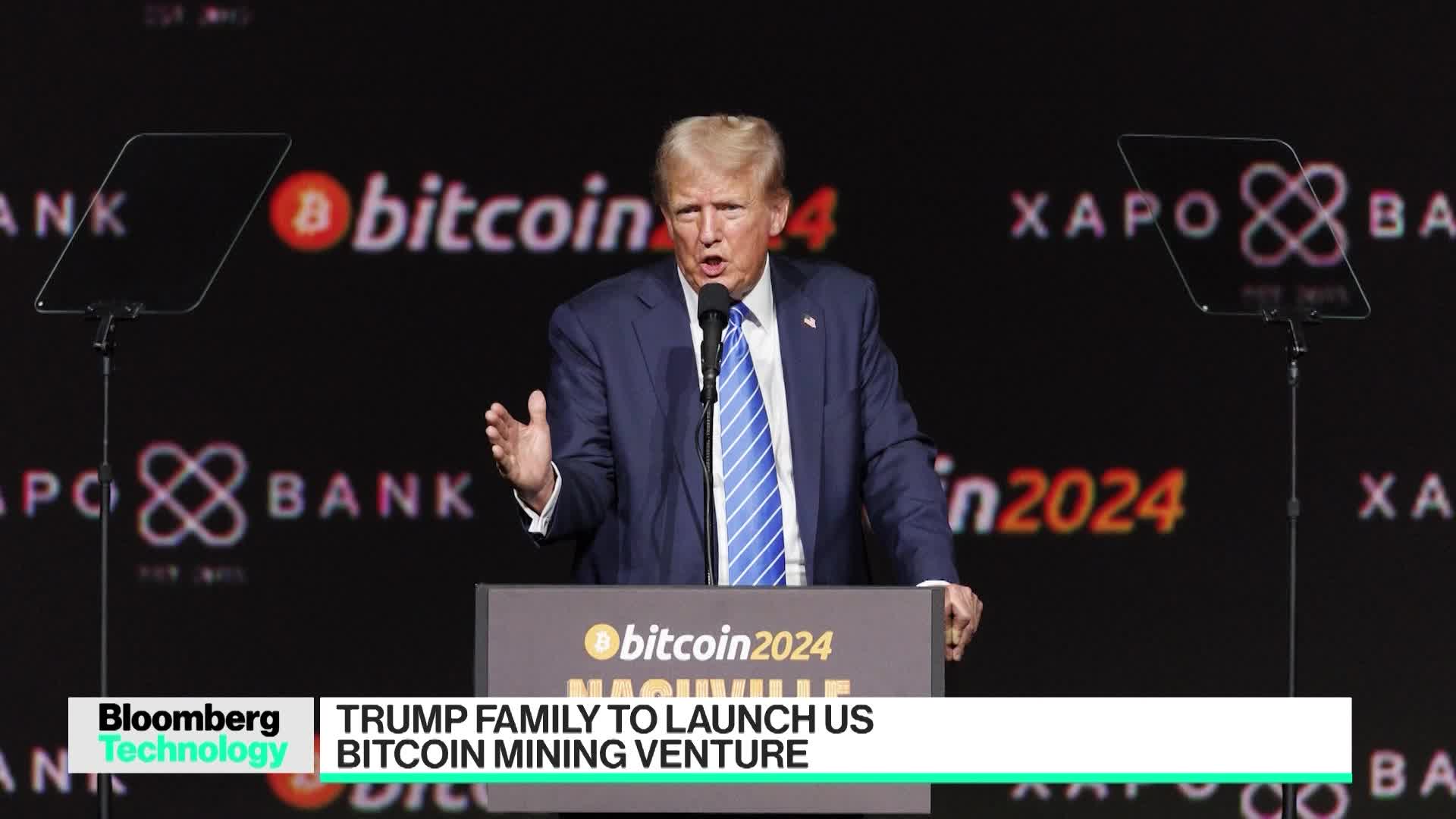 Watch Trump Family Turns to Bitcoin Mining - Bloomberg