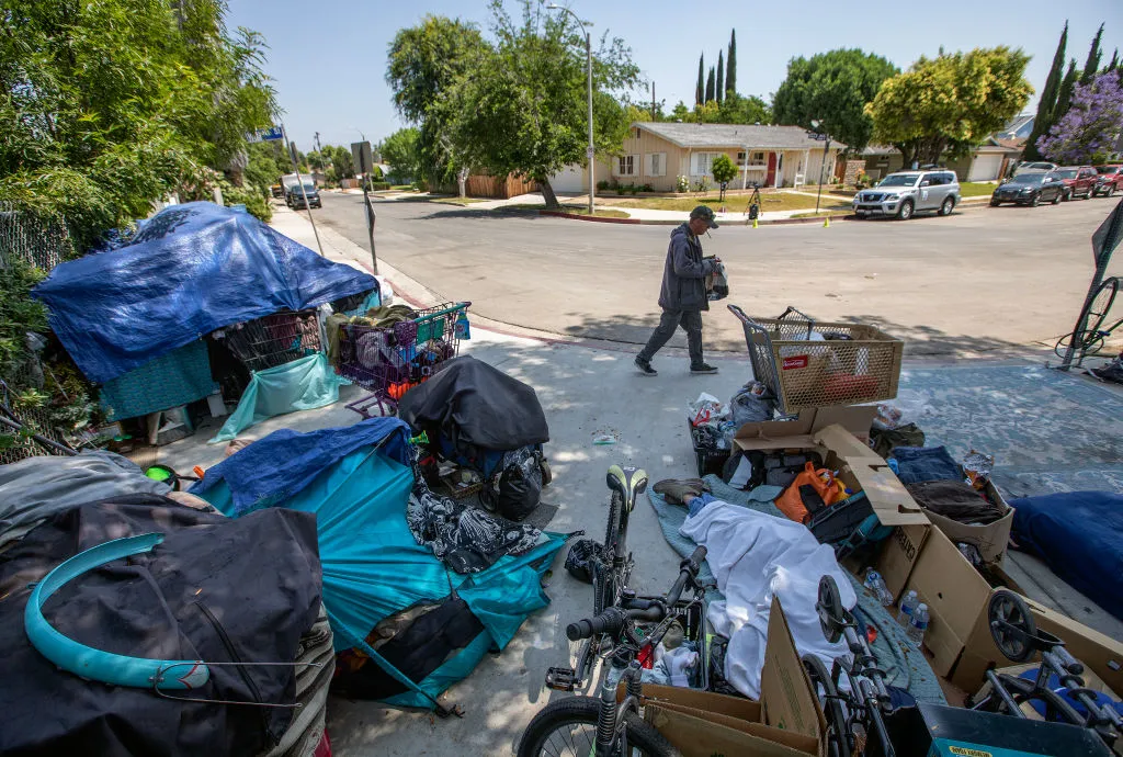 A breakdown of US homelessness by age shows one in six homeless people are nearing retirement age.