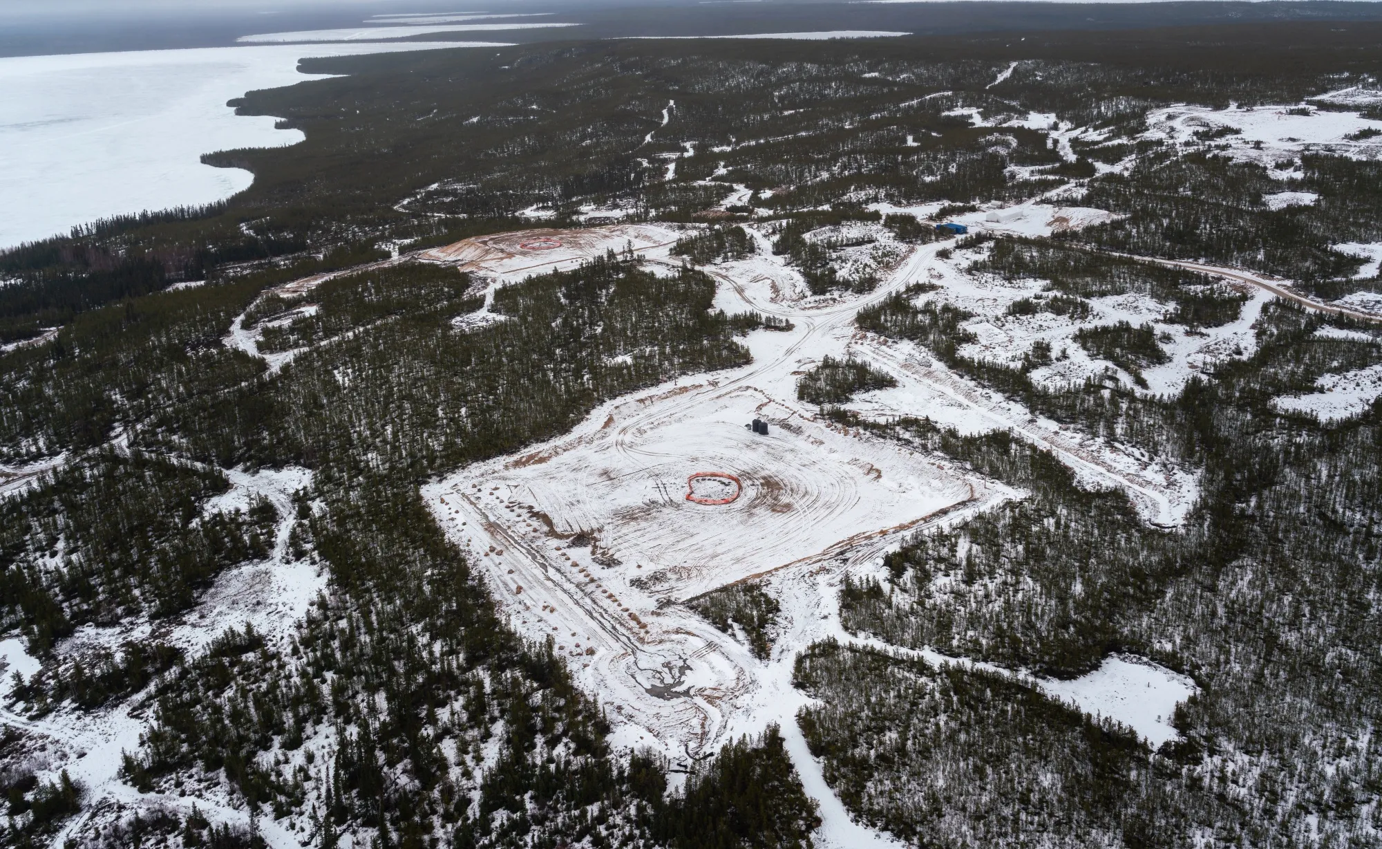 NexGen Energy project near Patterson Lake, Saskatchewan, Canada, on April 16.