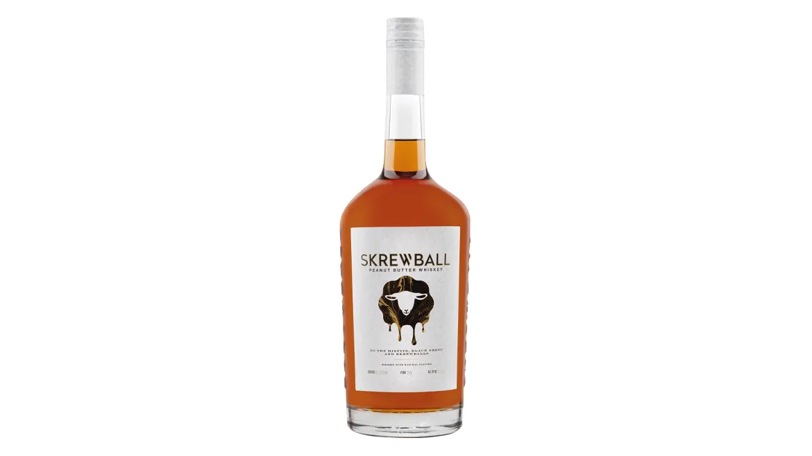 Skrewball peanut butter whiskey.